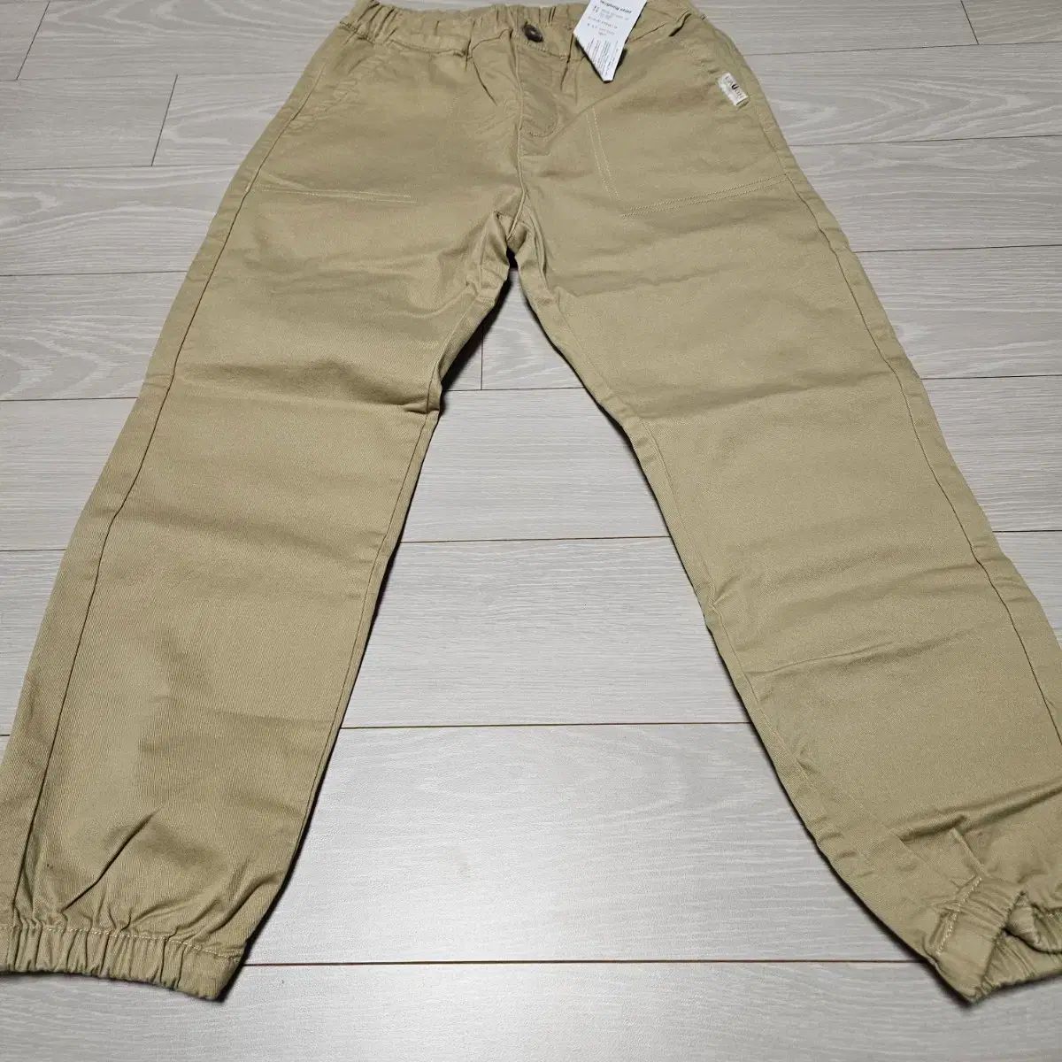 ラッピンチャイルド ベージュ コットン パンツ 新品 140 サイズ