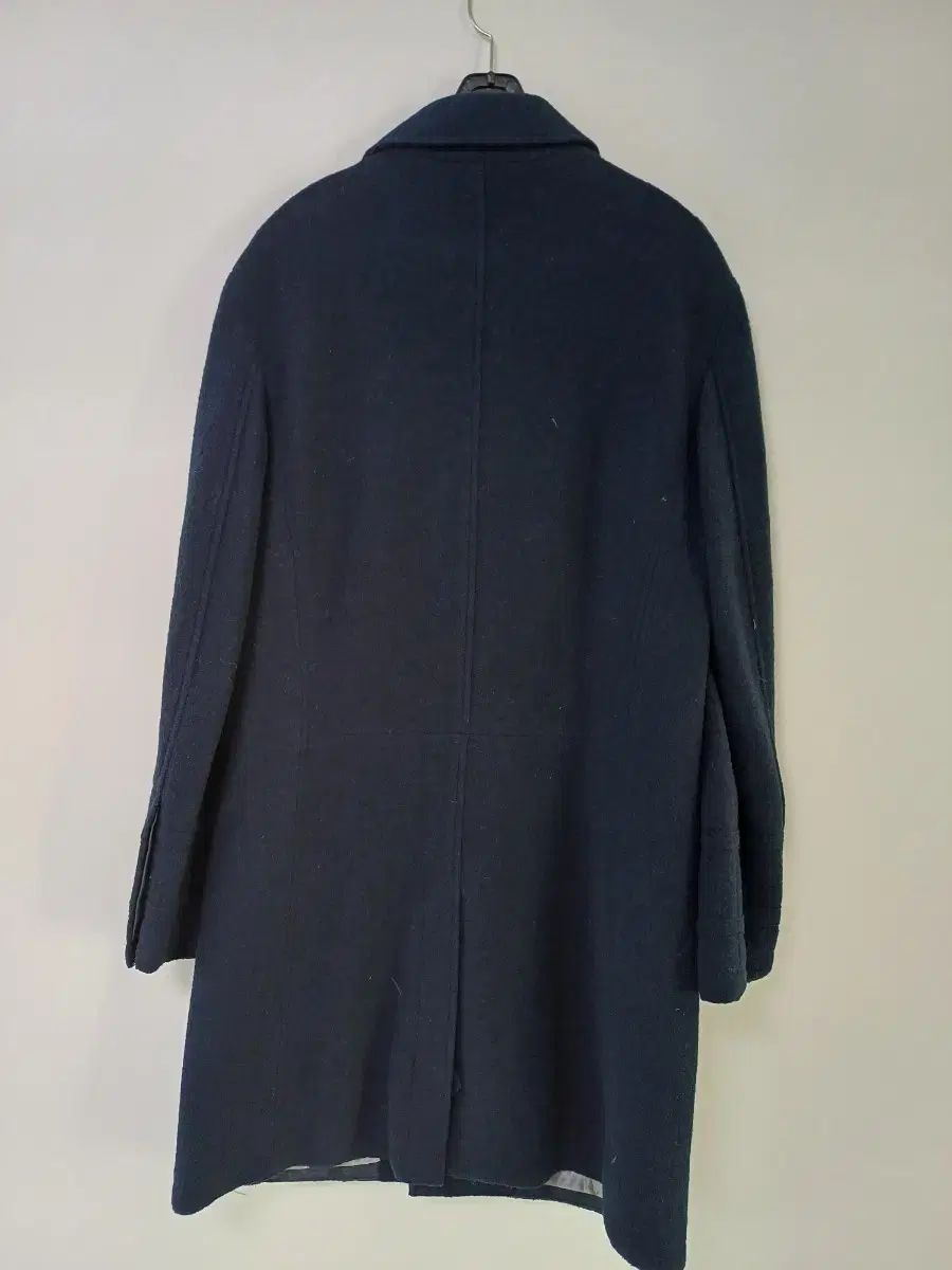 メンズ 最高 A/X ウール ロングコート (ネイビー スリム 95) NOMSOCR