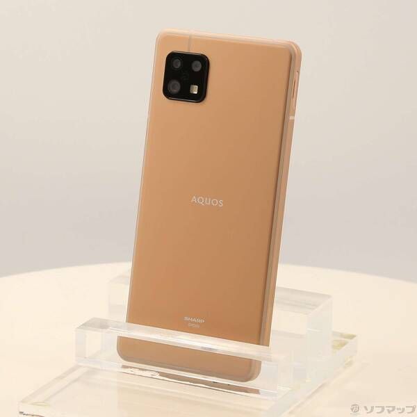 AQUOS sense6 ライトカッパー 64 GB SIMフリー 品〕 AQUOS sense6 64GB ライトカッパー SHG05 au SIMフリー【352】