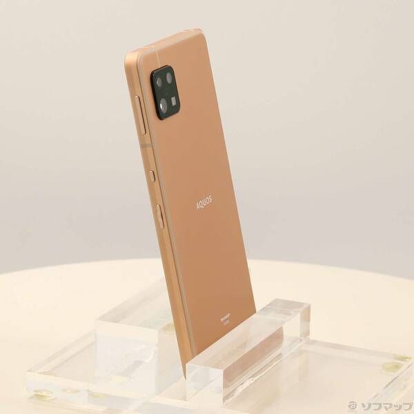 品〕 AQUOS sense6 64GB ライトカッパー SHG05 au SIMフリー【352】