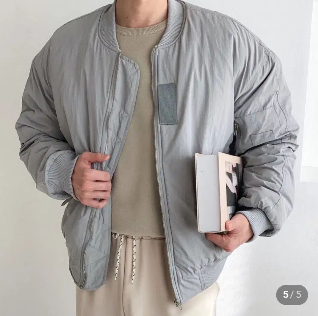 オーバーサイズ 裏地 ファー パイロットジャンパー