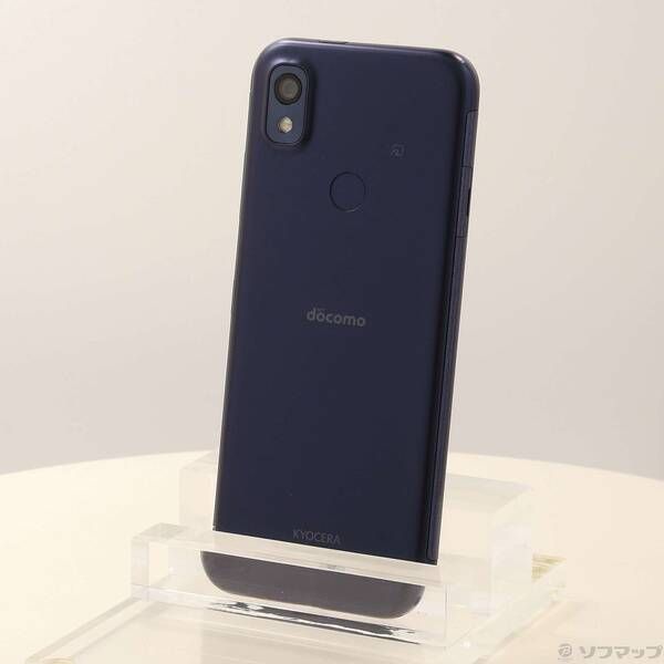 品〕 あんしんスマホ 64GB ネイビー KY-51B docomo SIMフリー【269