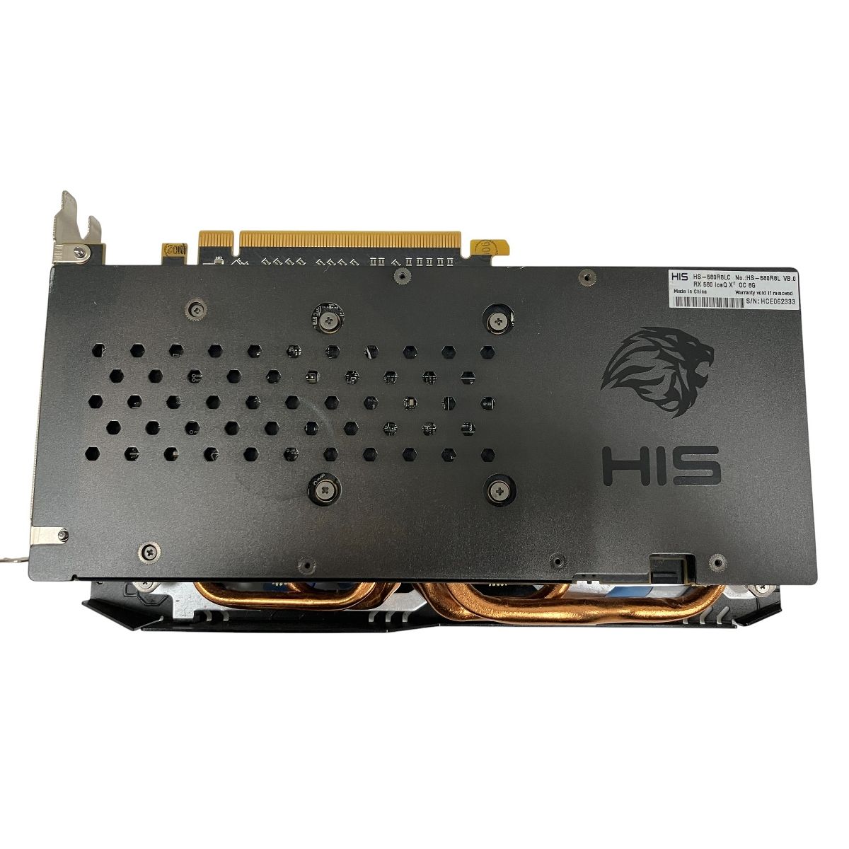 HIS HS-580R8LC RX580 loeQ X OC 8G グラフィックボード PCパーツ
