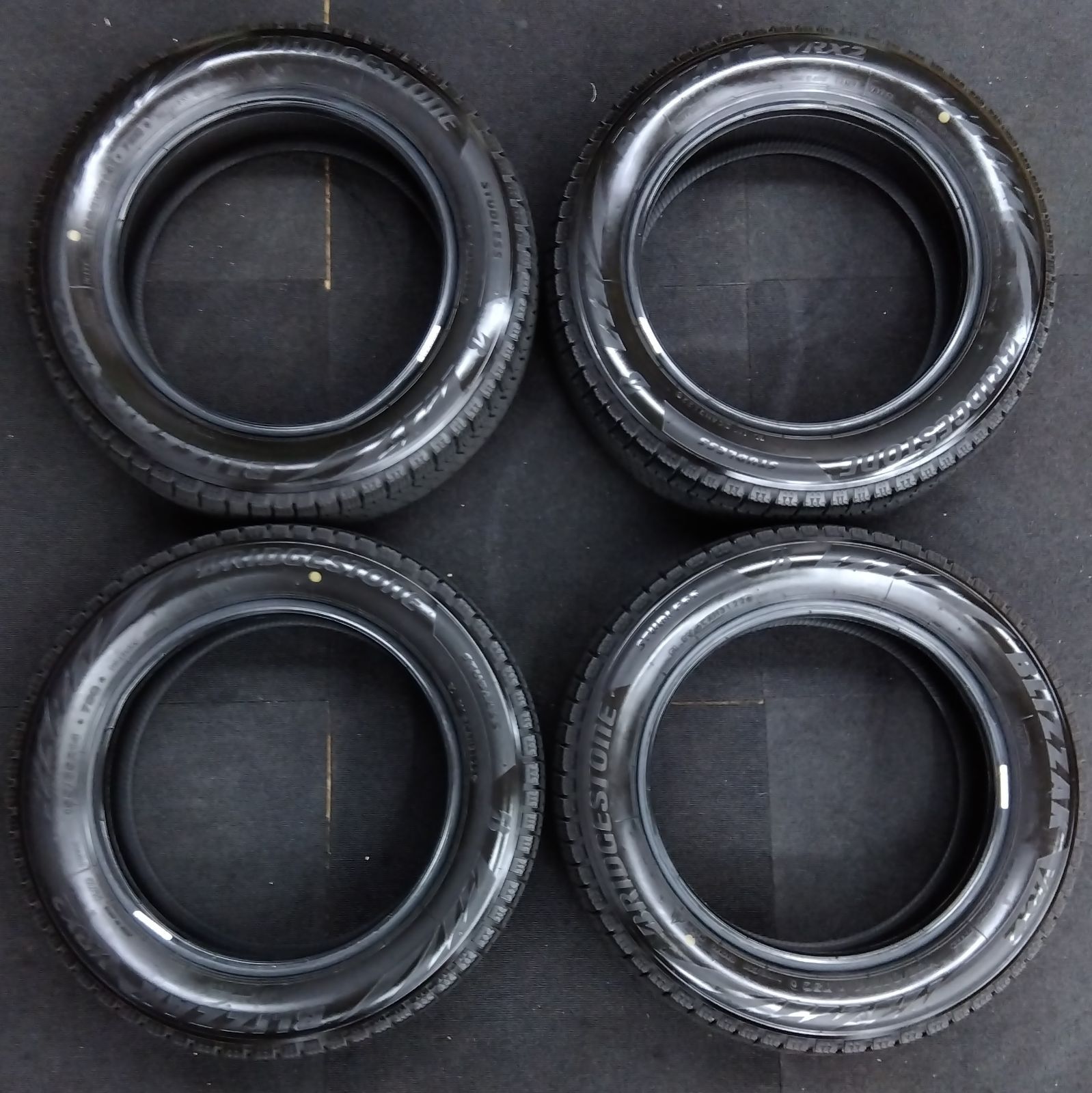 155 65 R 14 タイヤ４本セット ブリヂストン 14インチ ブリザック BLIZZAK VRX 2 スタッドレス タイヤ 軽自動車 製