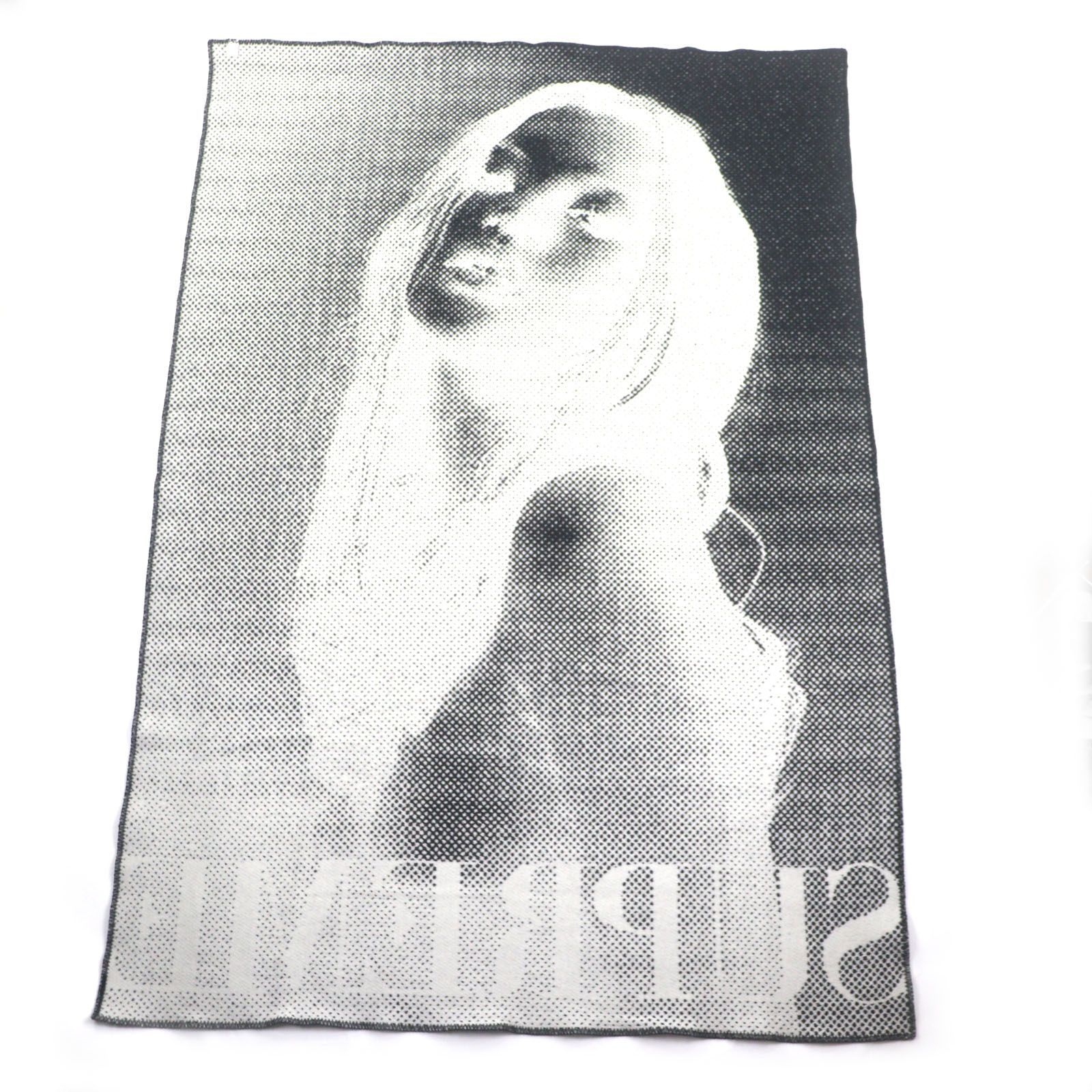 Supreme シュプリーム 24 AW Faribault Woolen Mill Kate Moss Throw Blanket ウール85 ブランケット ブラック メンズ
