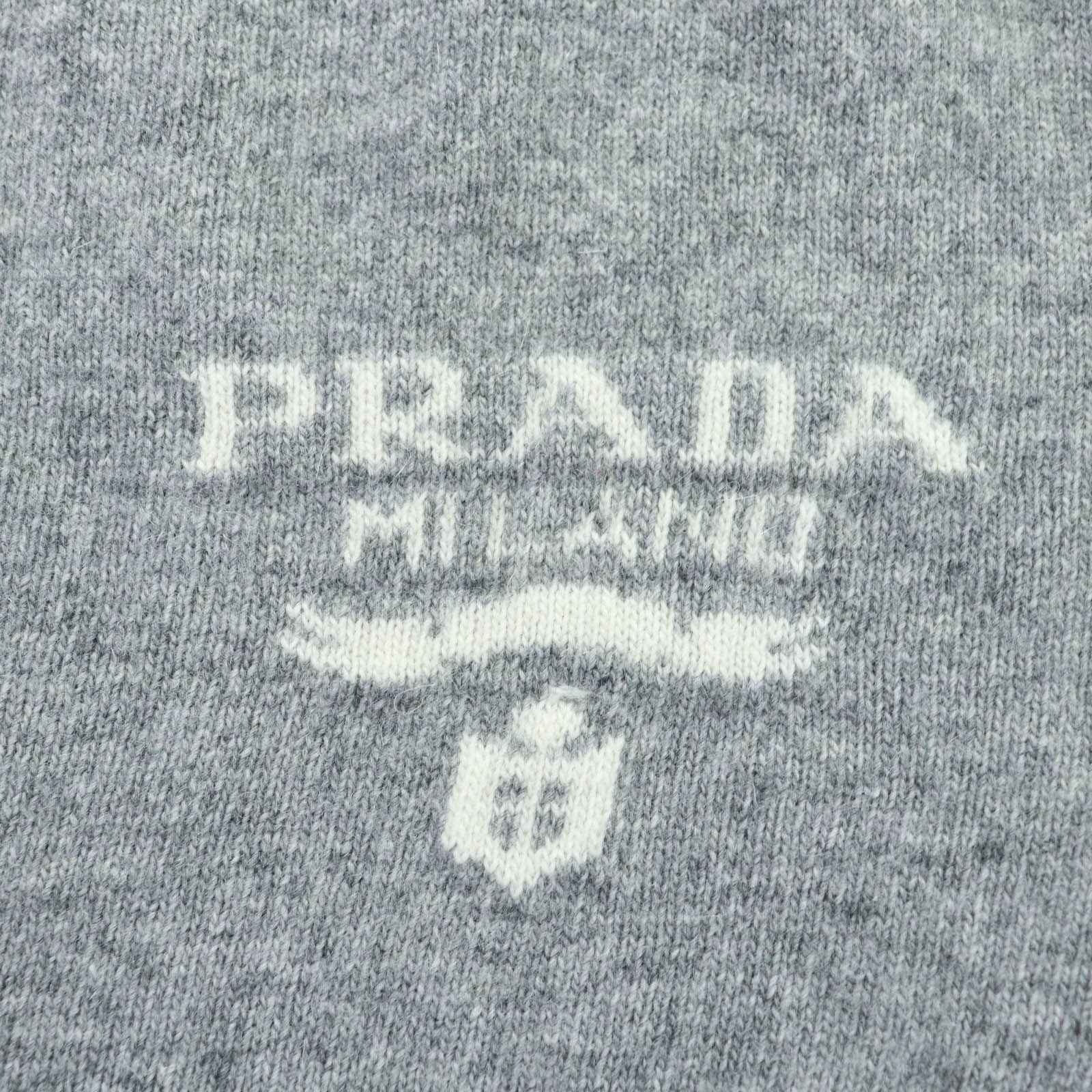 【正規品・美品】PRADA ポロシャツ グレー L 9025l060024-1.jpg