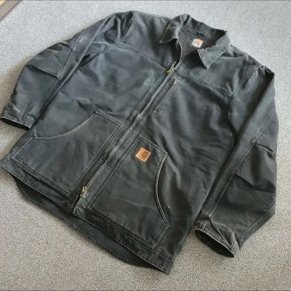 Carhartt カーハート シェルファー シープスキン サンドストーンエイジング ウォーカーブーツ C 61 BLK