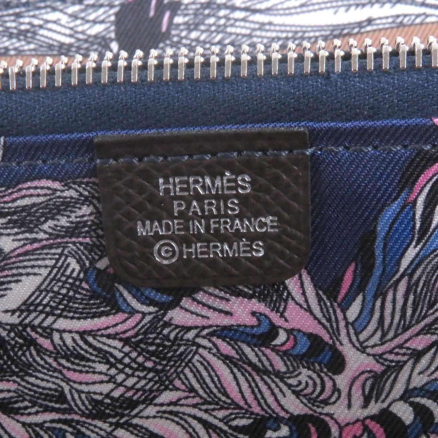 美品□HERMES エルメス アザップロングシルクイン ヴォーエプソン