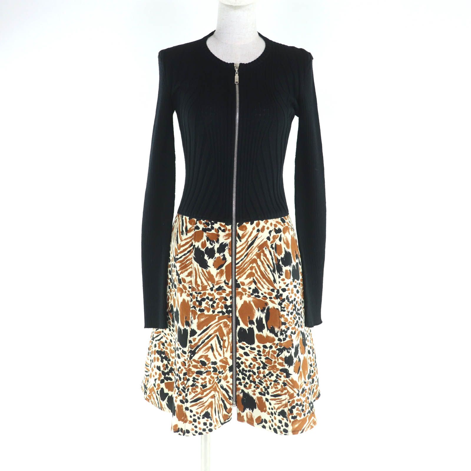 極美品☆LOUIS VUITTON ルイヴィトン ウール シルク混 フロントZIP