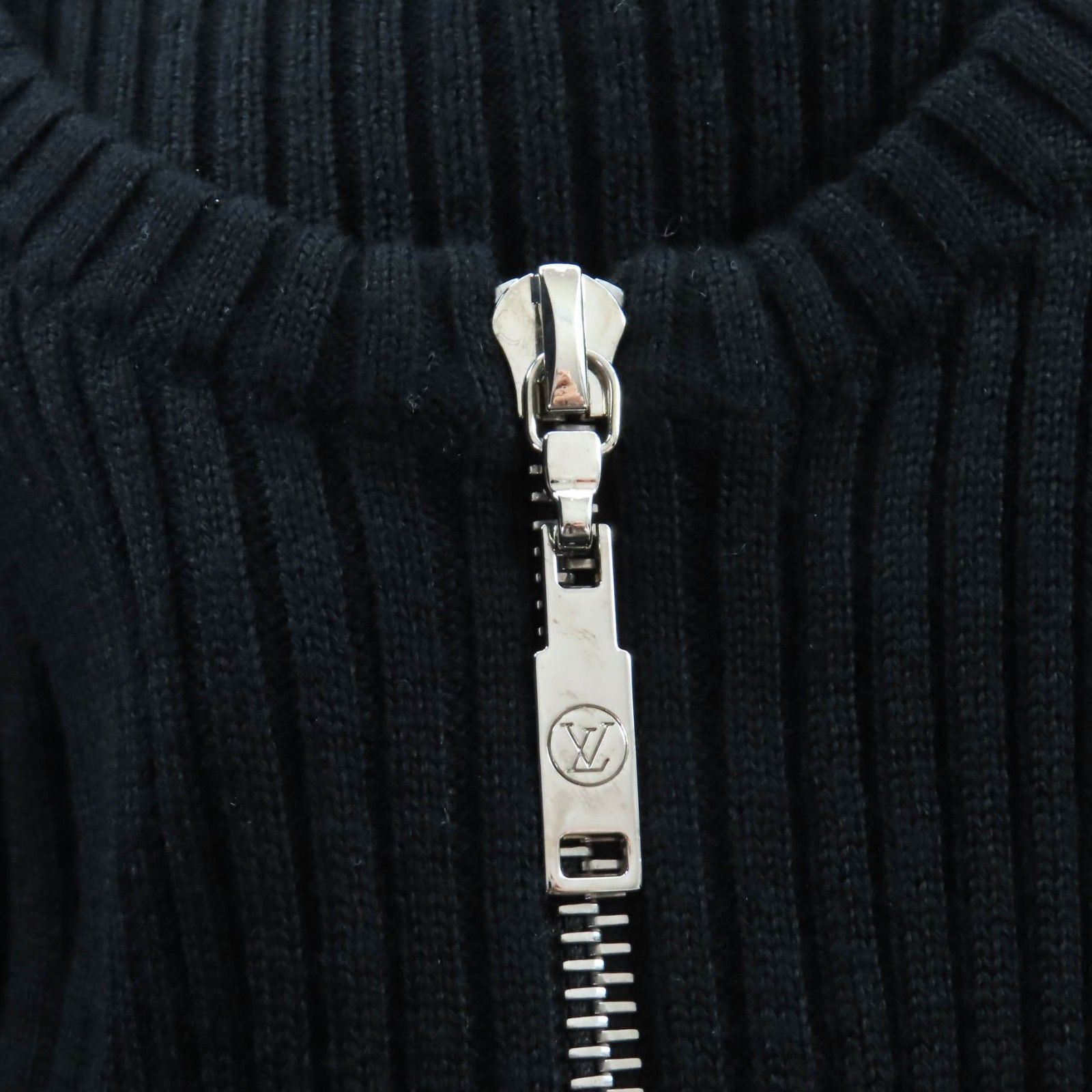 極美品☆LOUIS VUITTON ルイヴィトン ウール シルク混 フロントZIP