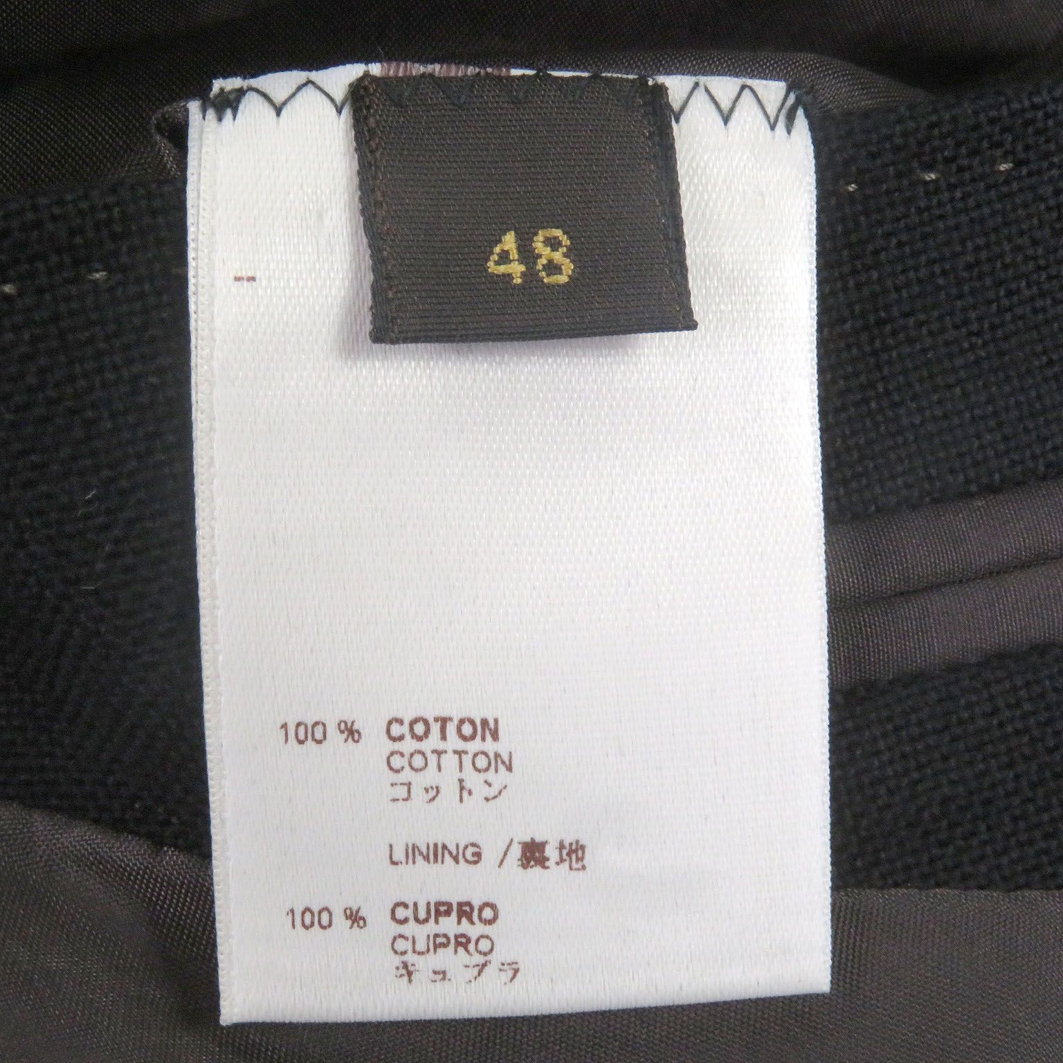 良品□LOUIS VUITTON ルイヴィトン コットン100％ LVロゴボタン