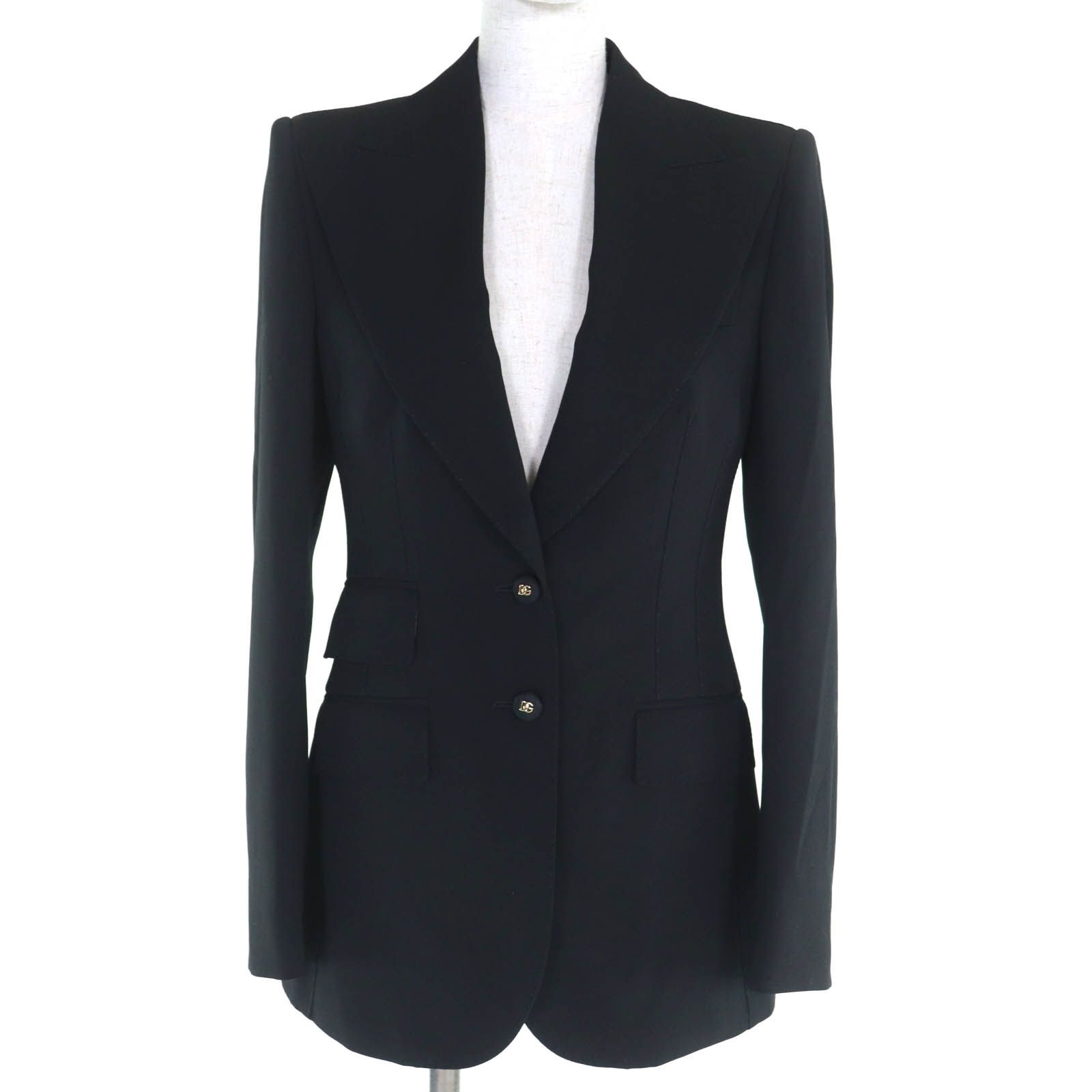 未使用品◇DOLCE&GABBANA ドルチェ＆ガッバーナ F29Z8T ウール ロゴ 