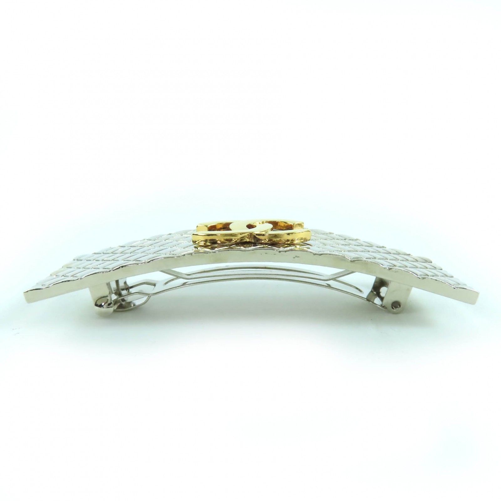 美品☆CHANEL シャネル ヴィンテージ 98P メタル ココマーク バレッタ