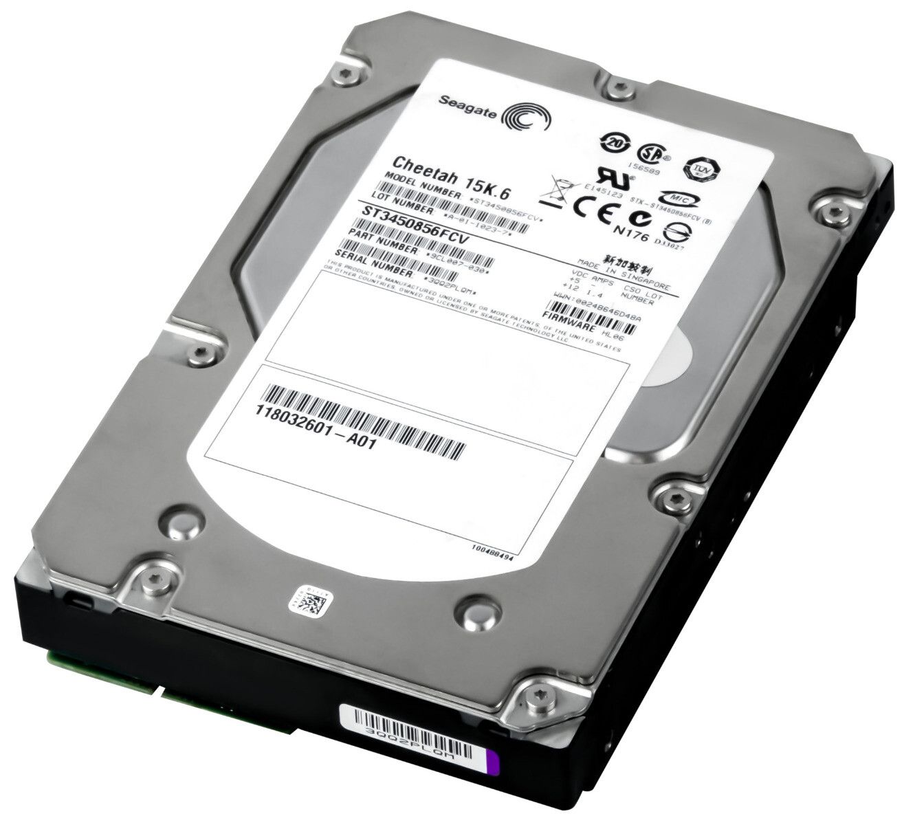 3年保証 Hard Drive EMC -A 01 450 GB 15 K 8 MB FC 4 Gbps 3.5