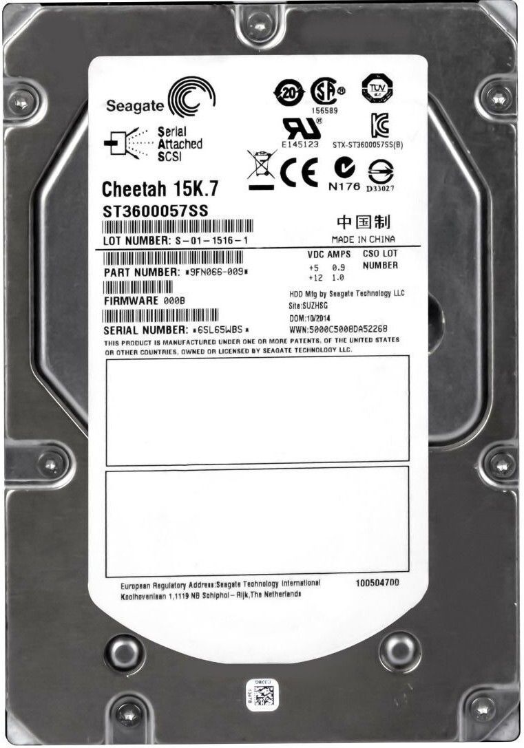 3年保証 Hard Drive CISCO UCS- 600 GB 16 MB SAS-2 3.5