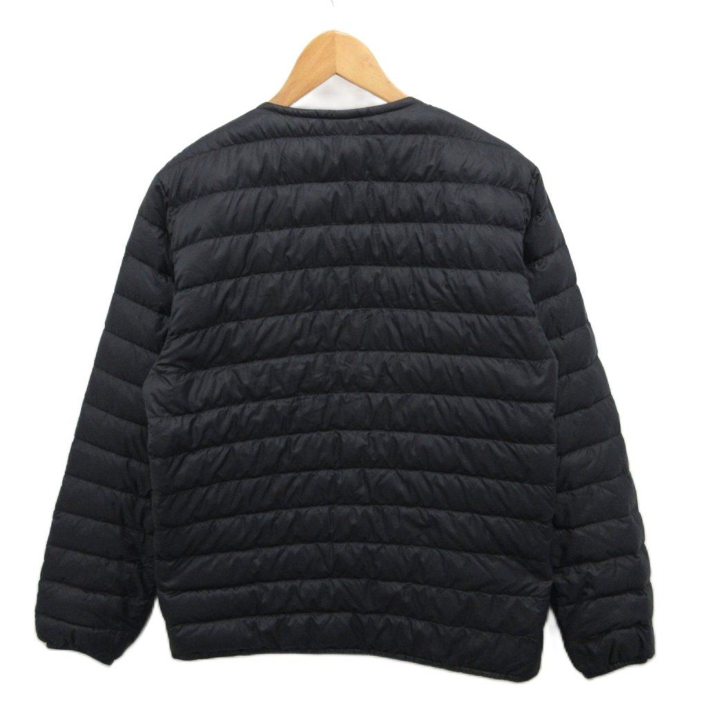 モンベル Montbell ダウンジャケット スペリオダウン ラウンドネックジャケット ノーカラー M 黒 ブラック 1101503