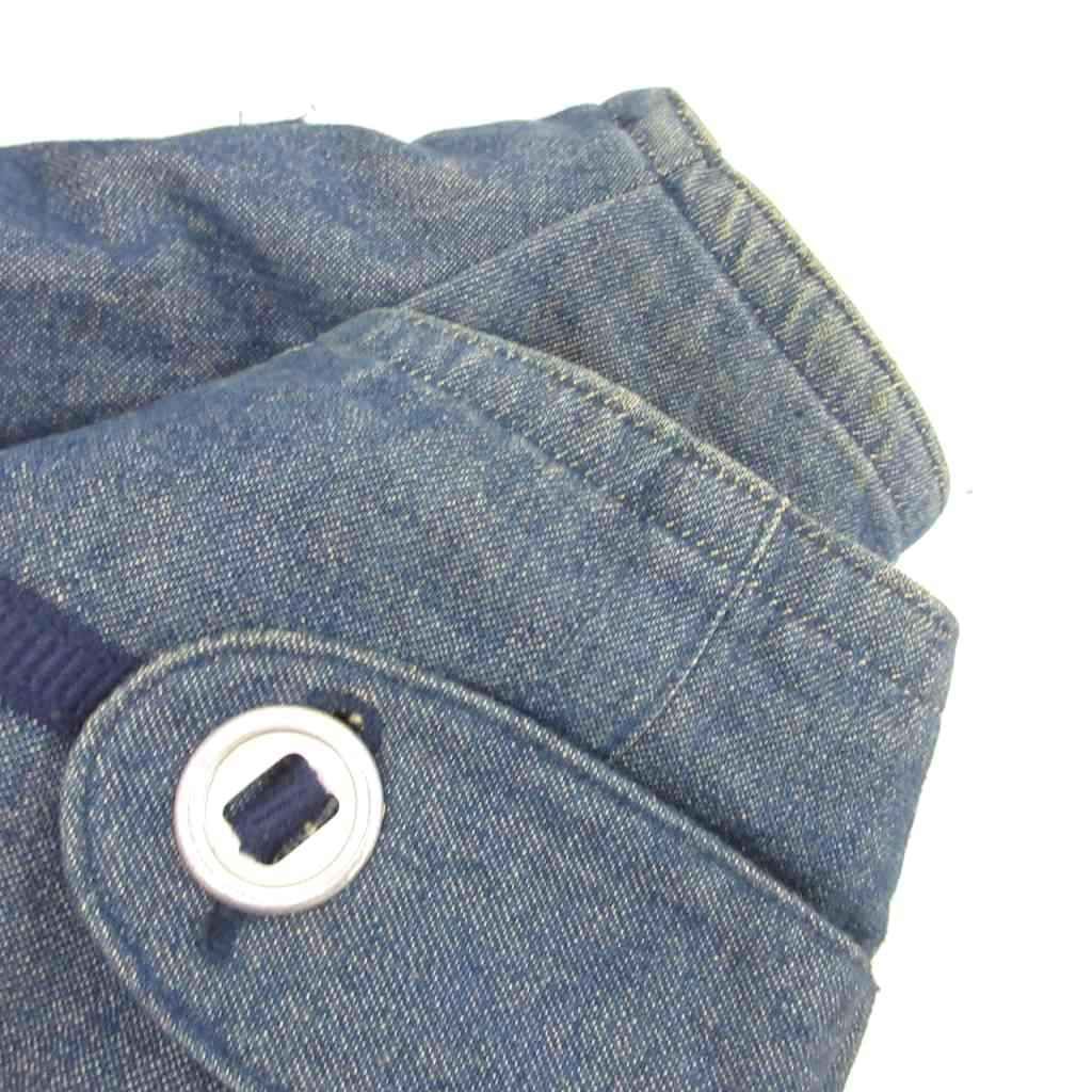 【中古】YAMAHA デニムジャケット ブルゾン フーディ 刺繍 ヴィンテージ インディゴブルー S メンズ YAMAHA デニムジャケット ブルゾン フーディ 刺繍 ヴィンテージ