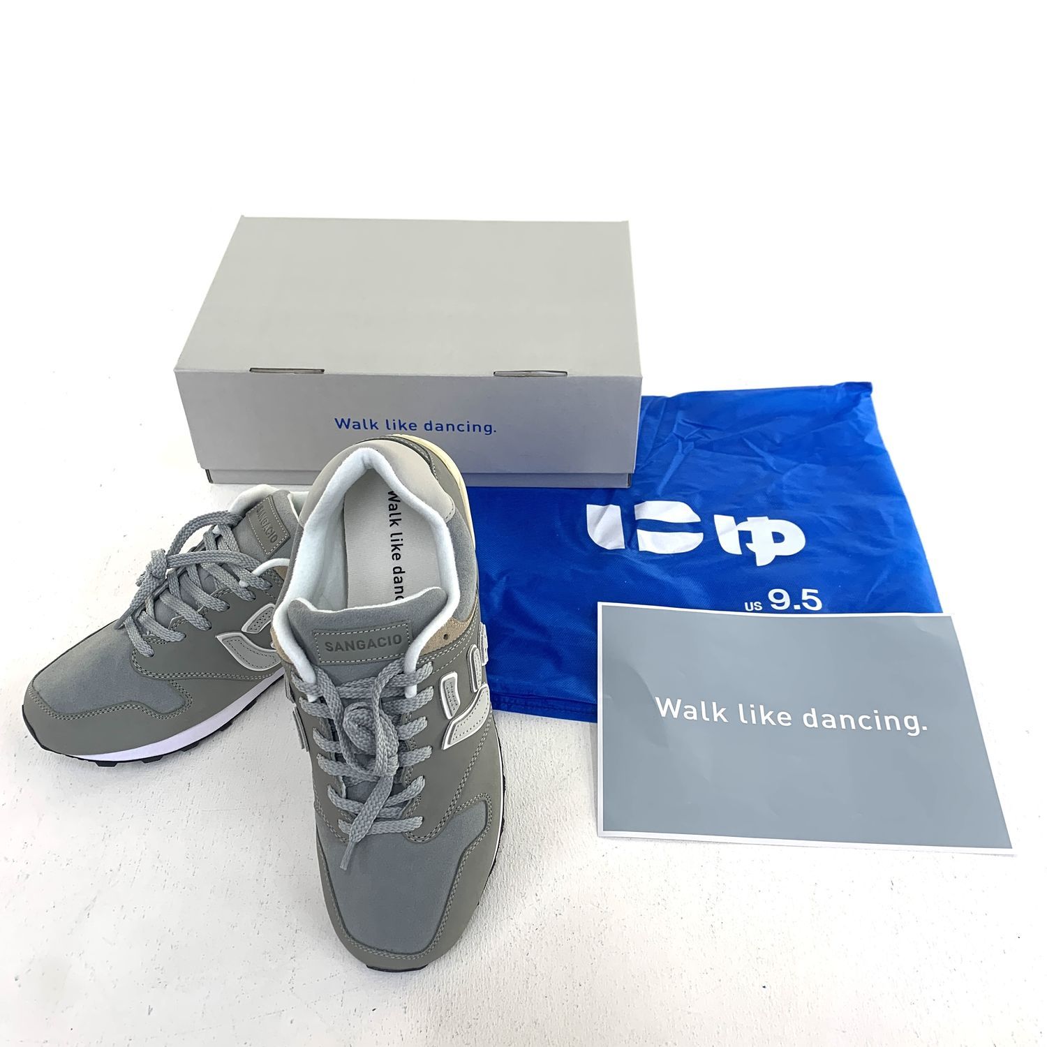 加古川物流 via にゅ サンガッチョ GRAY LIMITED EDITION にゅ～ず 27.5 cm 10周年 モデル. 126