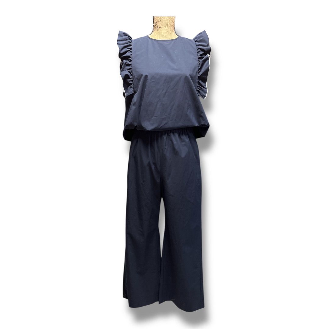 UNITED ARROWS ユナイテッドアローズ イージーオールインワン 撥水 UVカット 防シワ 2025 SS ストレッチ レディース ネイビー サイズ 春 34 No.K 1008