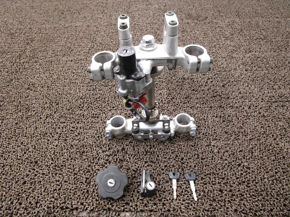 セロー225 WE トップブリッジ ステム メインキーセット A 9169 4 JG ヤマハ 1 KH SEROW キャブ車