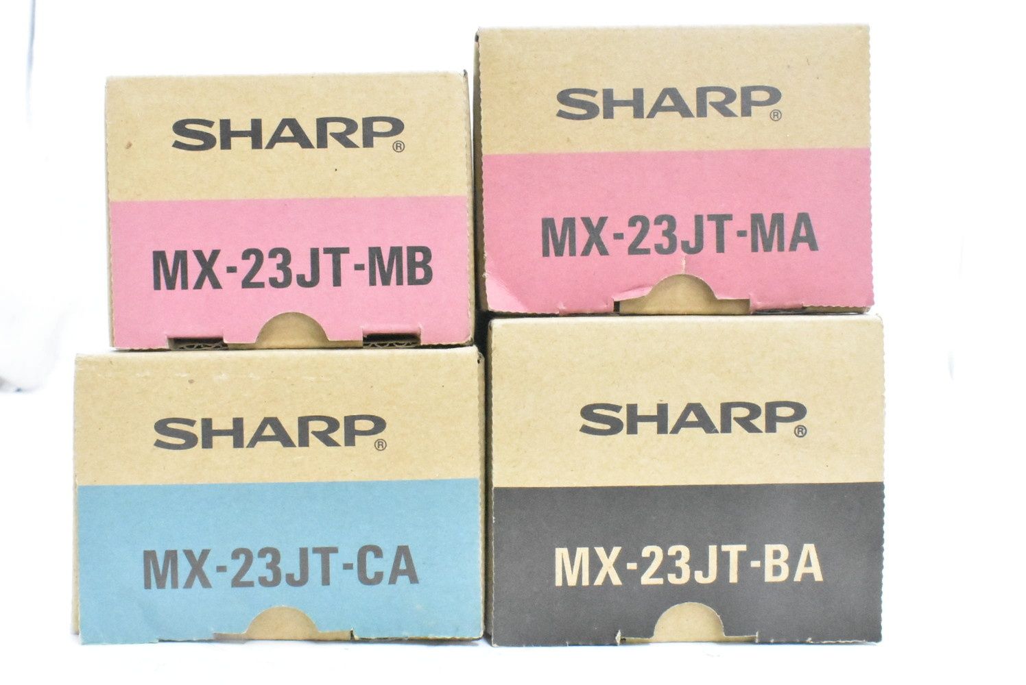 ♥ シャープ トナー MX-23 JT 4本 シアン マゼンタ ブラック SHARP -D-N 08-byebye