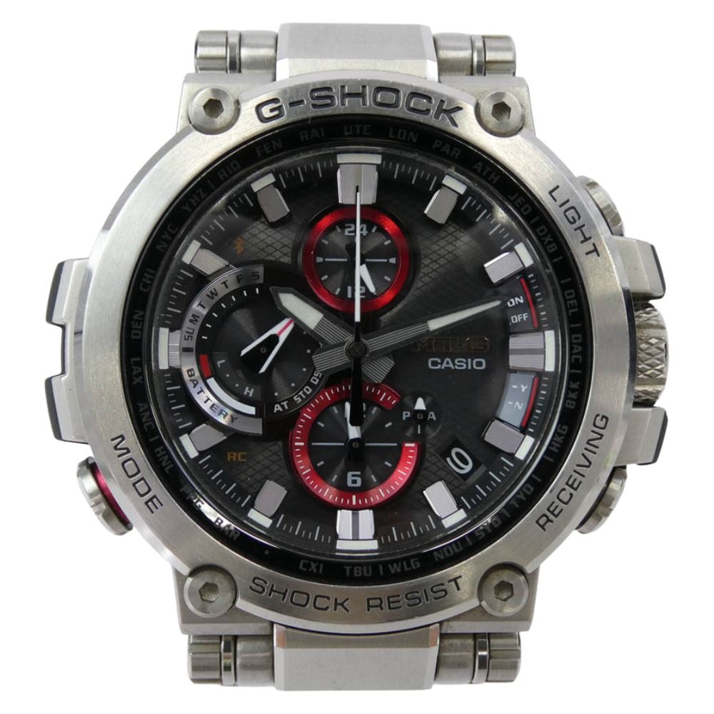 CASIO G SHOCK カシオ ジーショック MTG B 1000 Series Gショック 腕時計 シルバー系 レッド系
