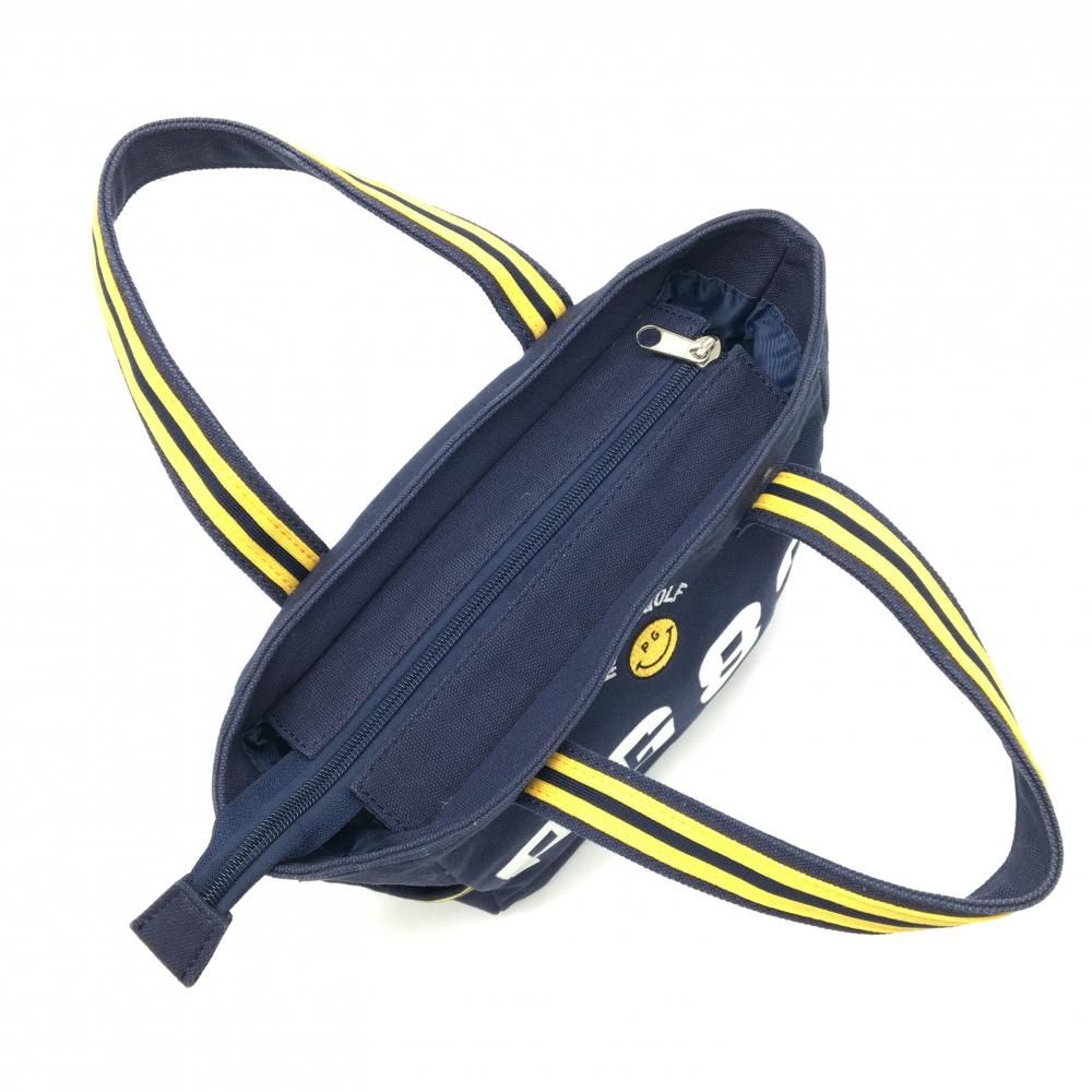 パーリーゲイツ カートバッグ ネイビー 内外ポケット ニコちゃん