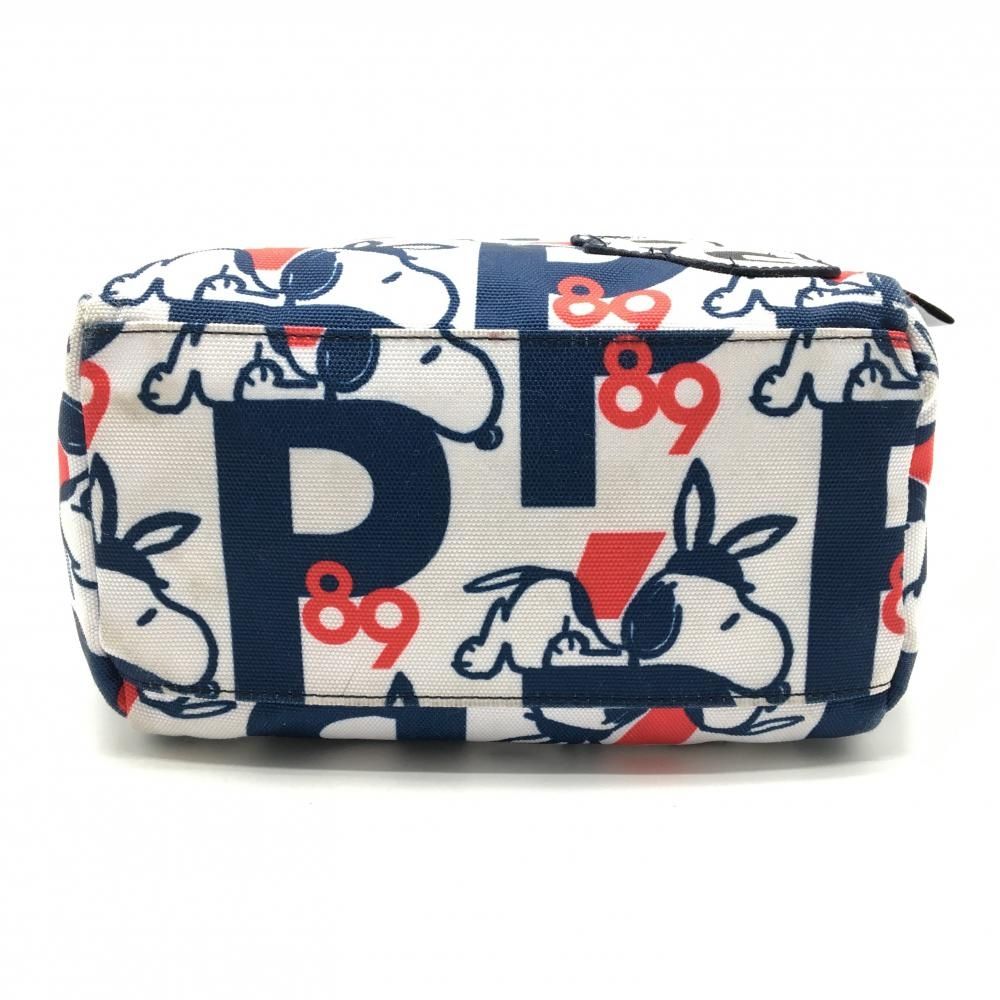 パーリーゲイツ×PEANUTS カートバッグ ネイビー×白×レッド うさ耳