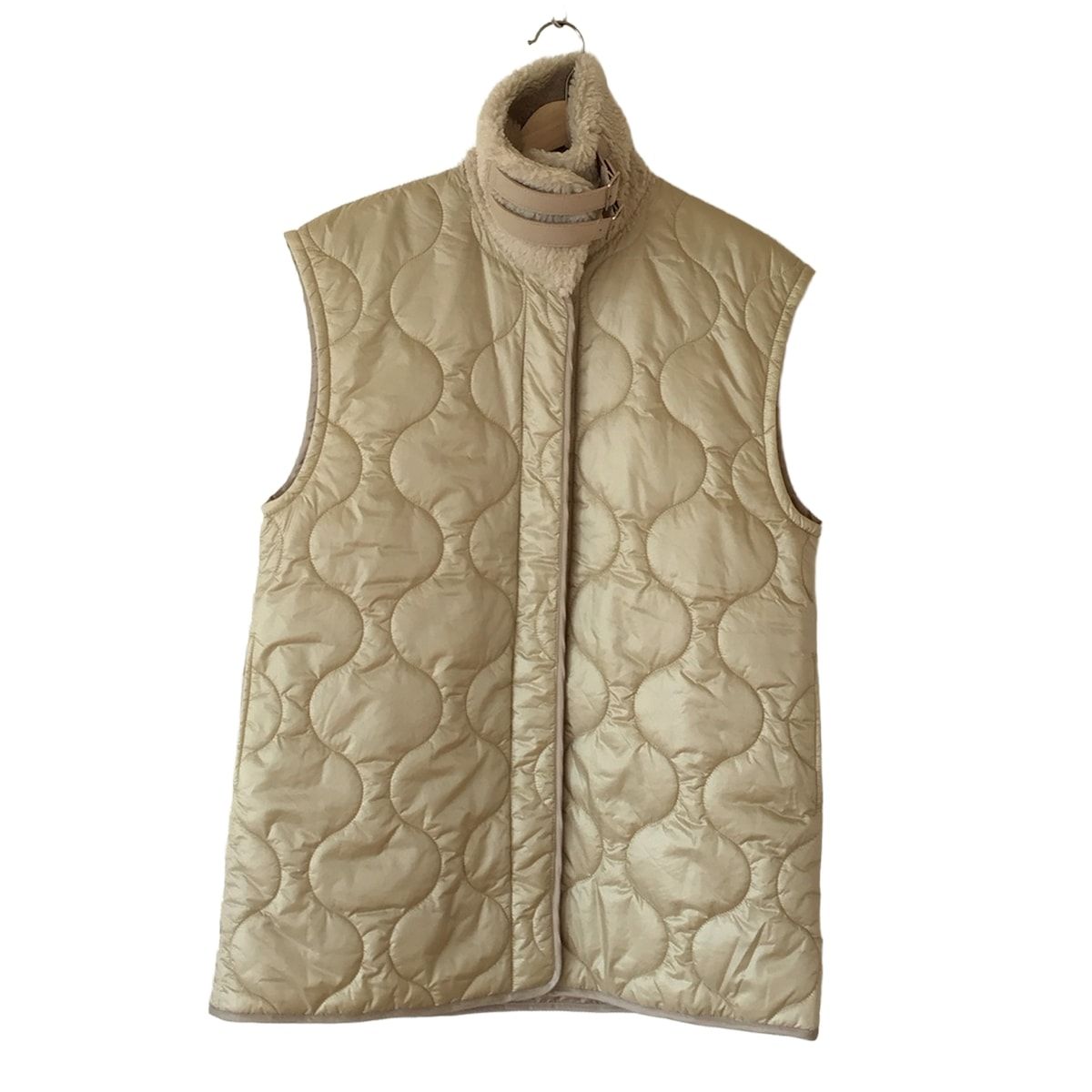 Plage(プラージュ) ベスト サイズ38 M レディース美品 - ベージュ 中綿