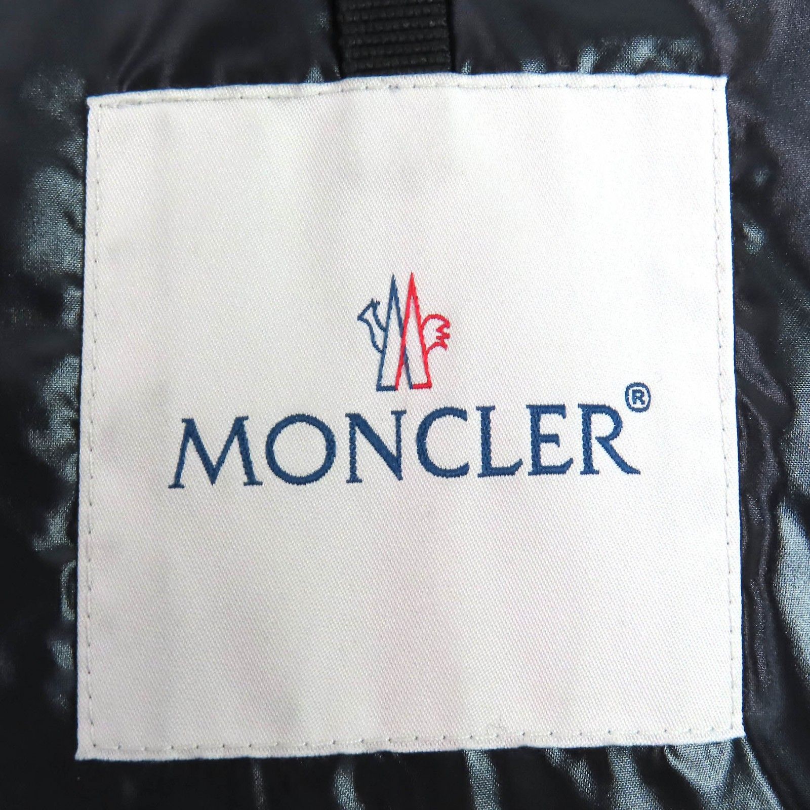 美品△MONCLER モンクレール 21-22AW MONTCLA モンクラ ロゴ刺繍 ロゴ