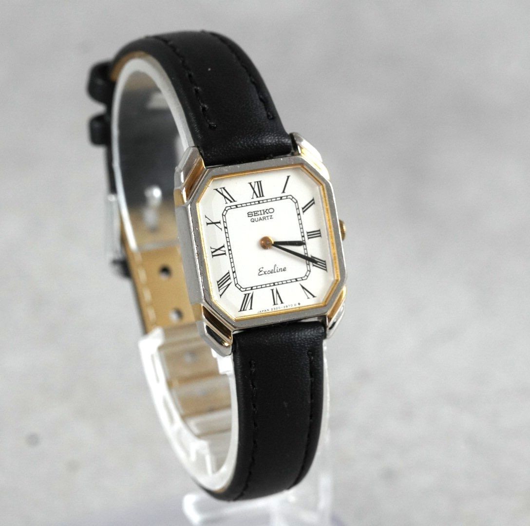 【電池切れ・美品】SEIKO EXCELINE 2320-6440 エクセリーヌ 新品電池交換済】SEIKO EXCELINE セイコー エクセリーヌ Ref.2320-2870