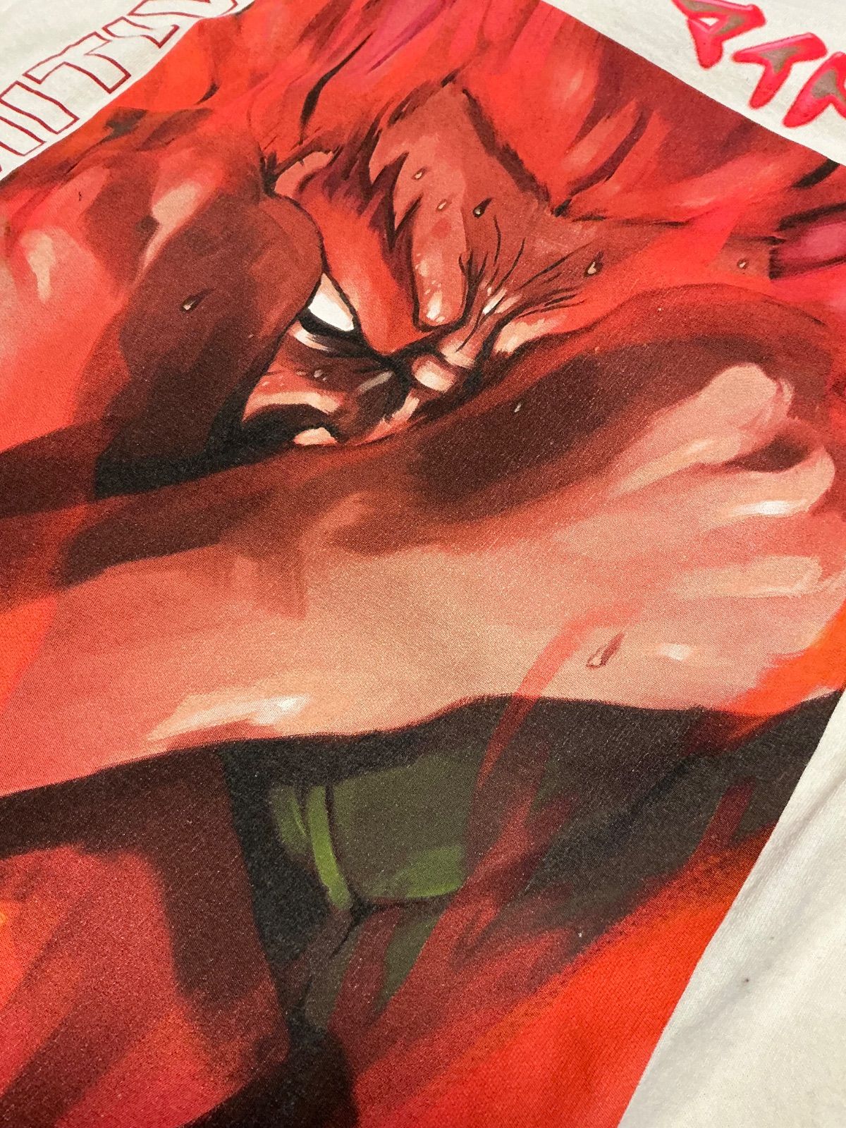 激レア Primitive × NARUTO ナルト マイト・ガイ Tシャツ【A-598