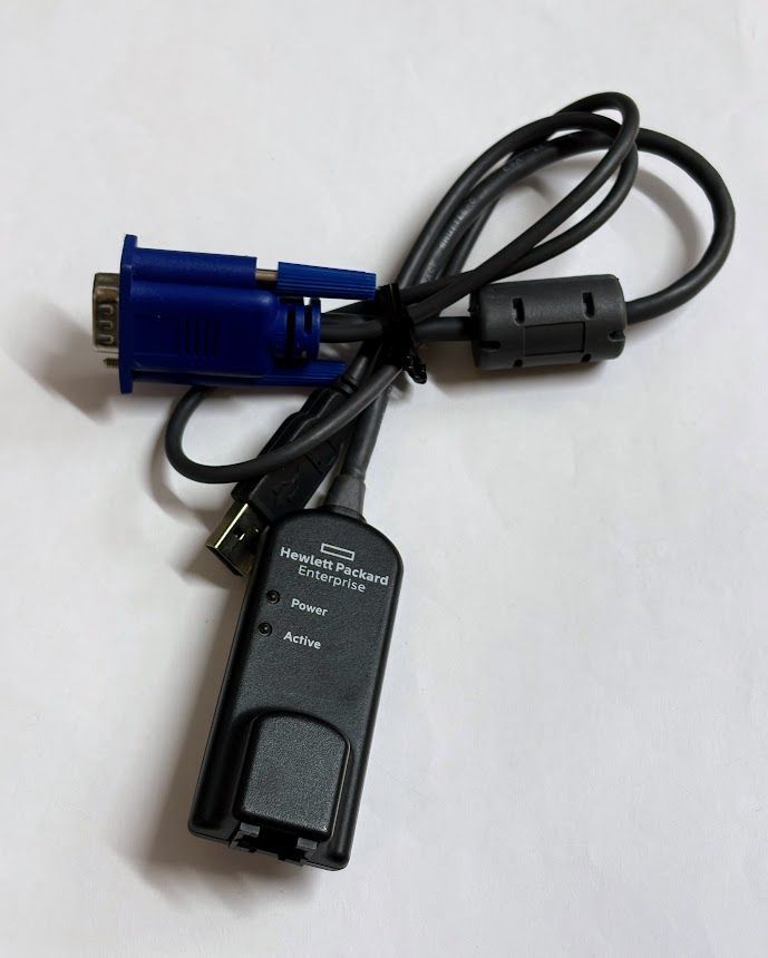 HP KVM USB Cable Adapter AF 629 A 748741-001 753495-001 仮想メディア対応 インターフェースアダプタ
