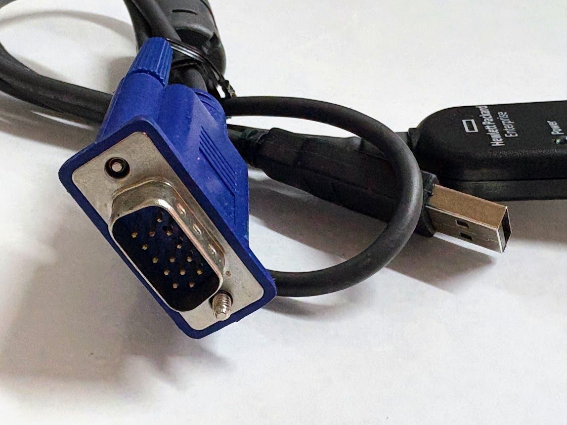 HP KVM USB Cable ディスカウント Adapter AF629A／748741-001／753495