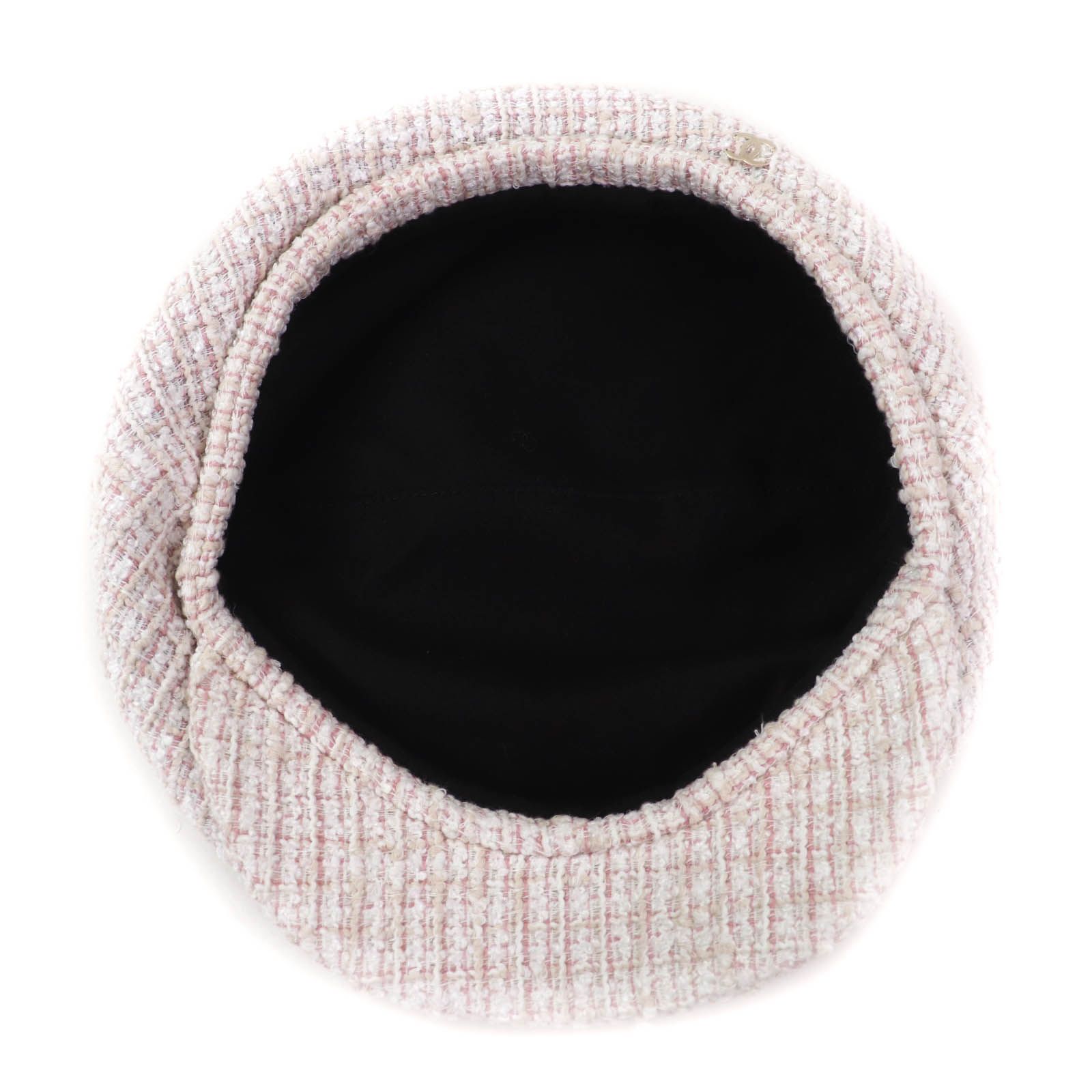 極美品☆CHANEL シャネル 2024年製 24P ココマーク金具付 ツイード