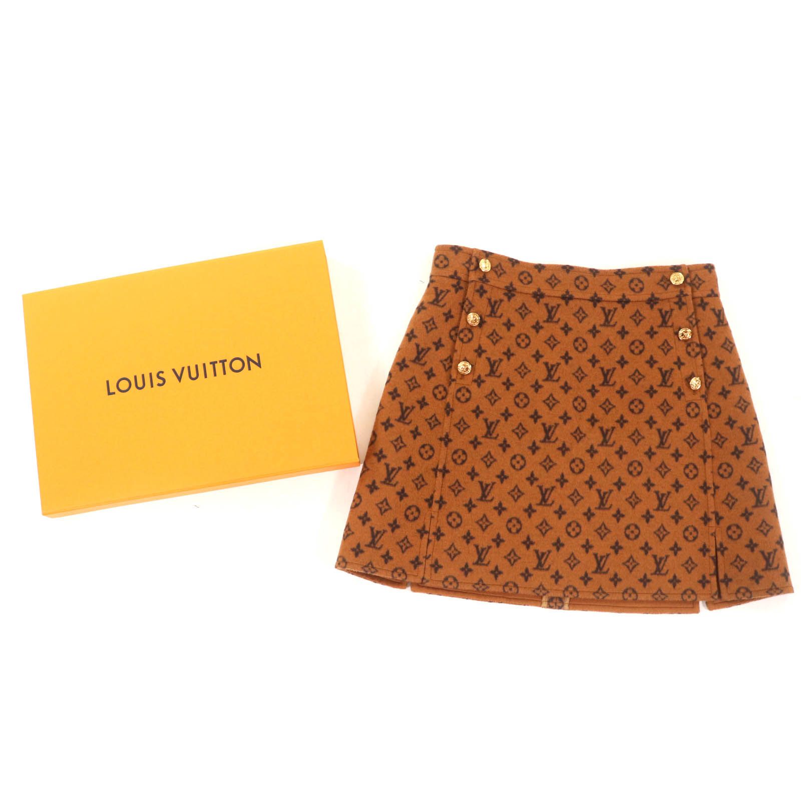 極美品☆LOUIS VUITTON ルイヴィトン 22SS ウール シルク モノグラム