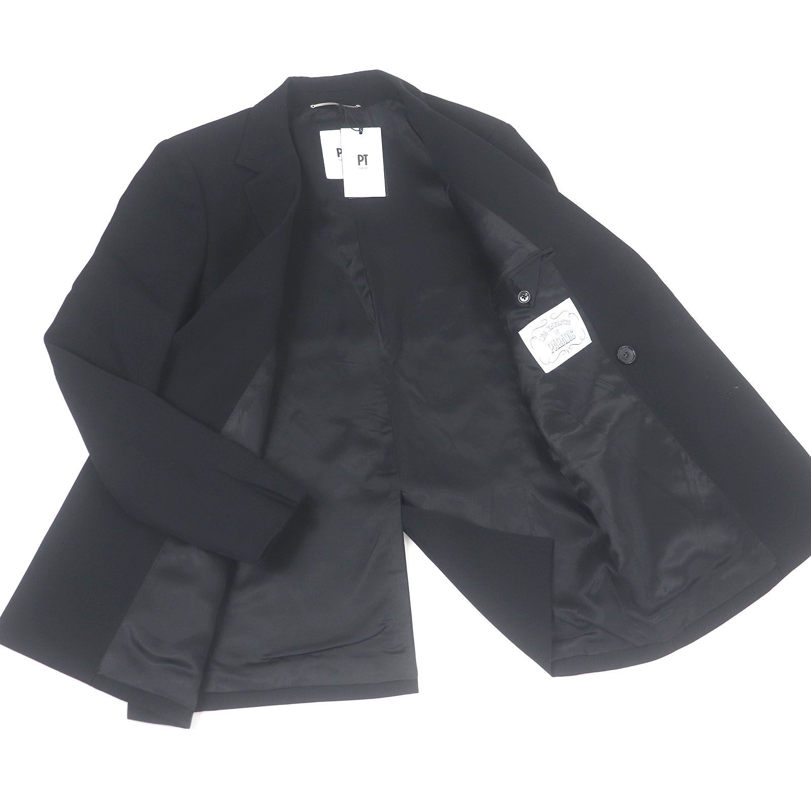 未使用品□PT TORINO ピーティー トリノ ウール100％ ダブルブレスト