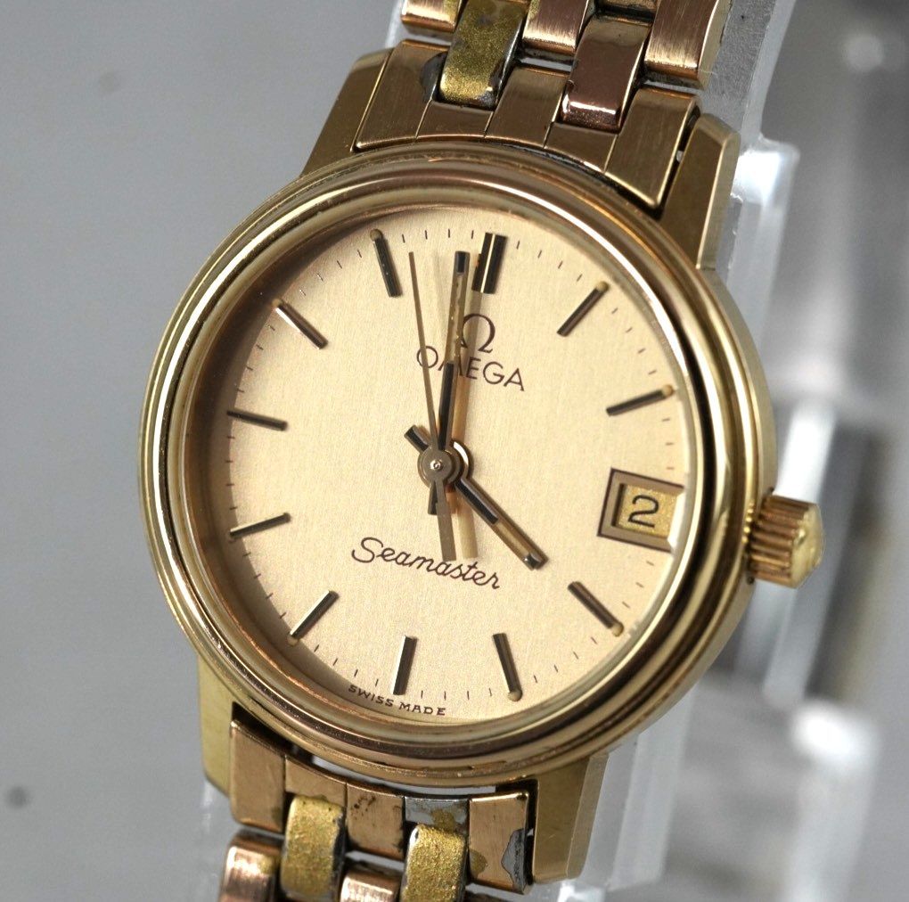 OMEGA Seamaster オメガ シーマスター Quartz クォーツ ゴールド