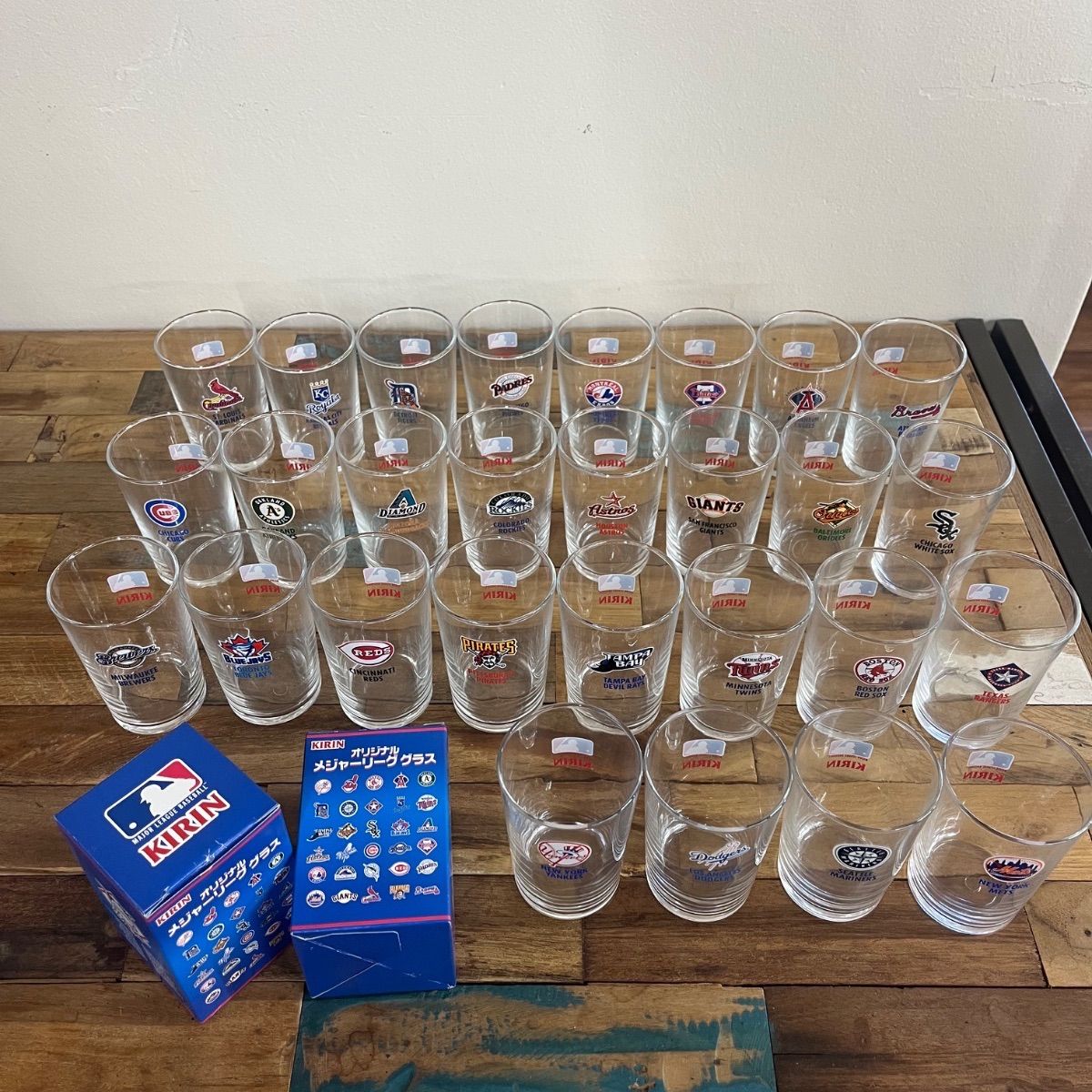 激レア]キリンビール メジャーリーグ グラス30種コンプ 激レア]キリン