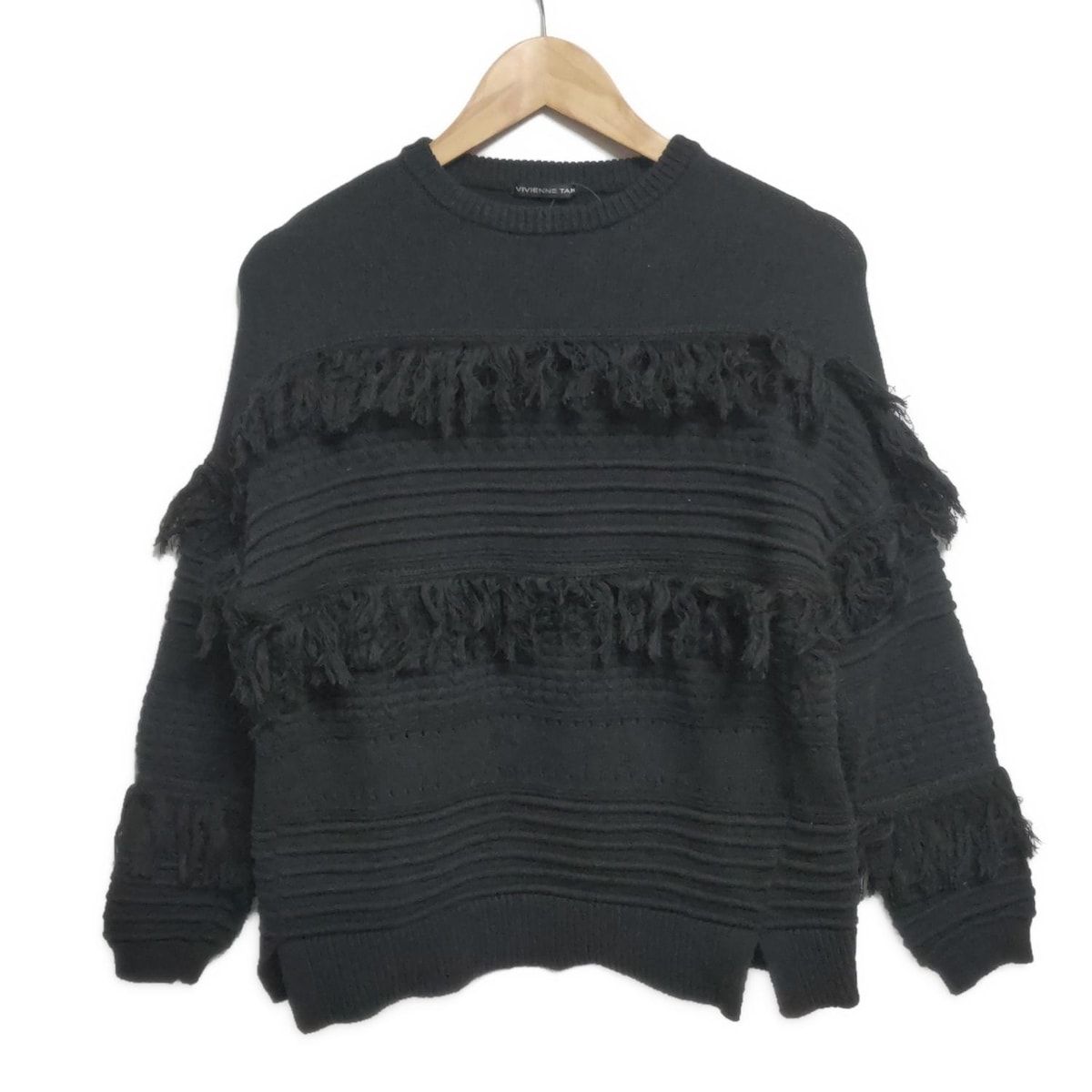 ヴィヴィアンタム VIVIENNE TAM チュニック サイズ38 M - 黒×レッド 