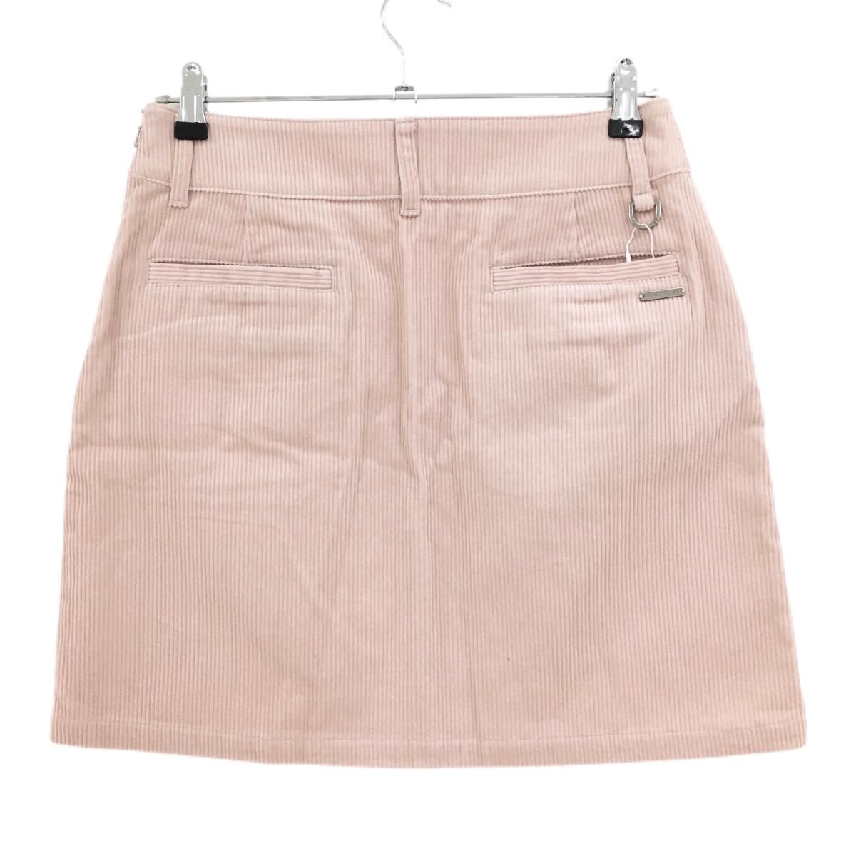 アンパスィ スカート スモーキーピンク コーデュロイ インナーパンツ付 コットン100％ レディース L ゴルフウェア and per se