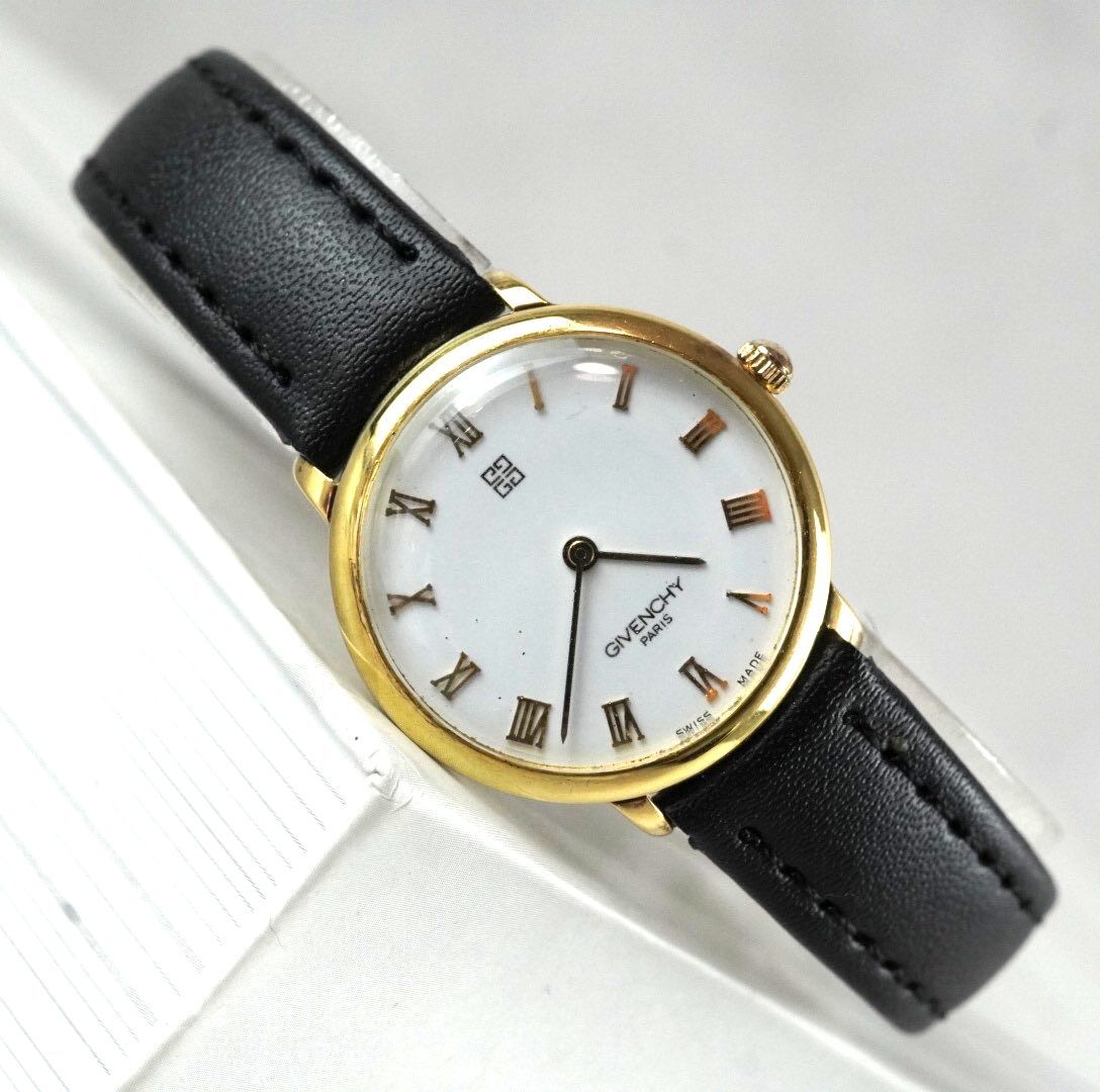 GIVENCHY PARIS ジバンシー Swiss Made スイス製 Quartz クォーツ