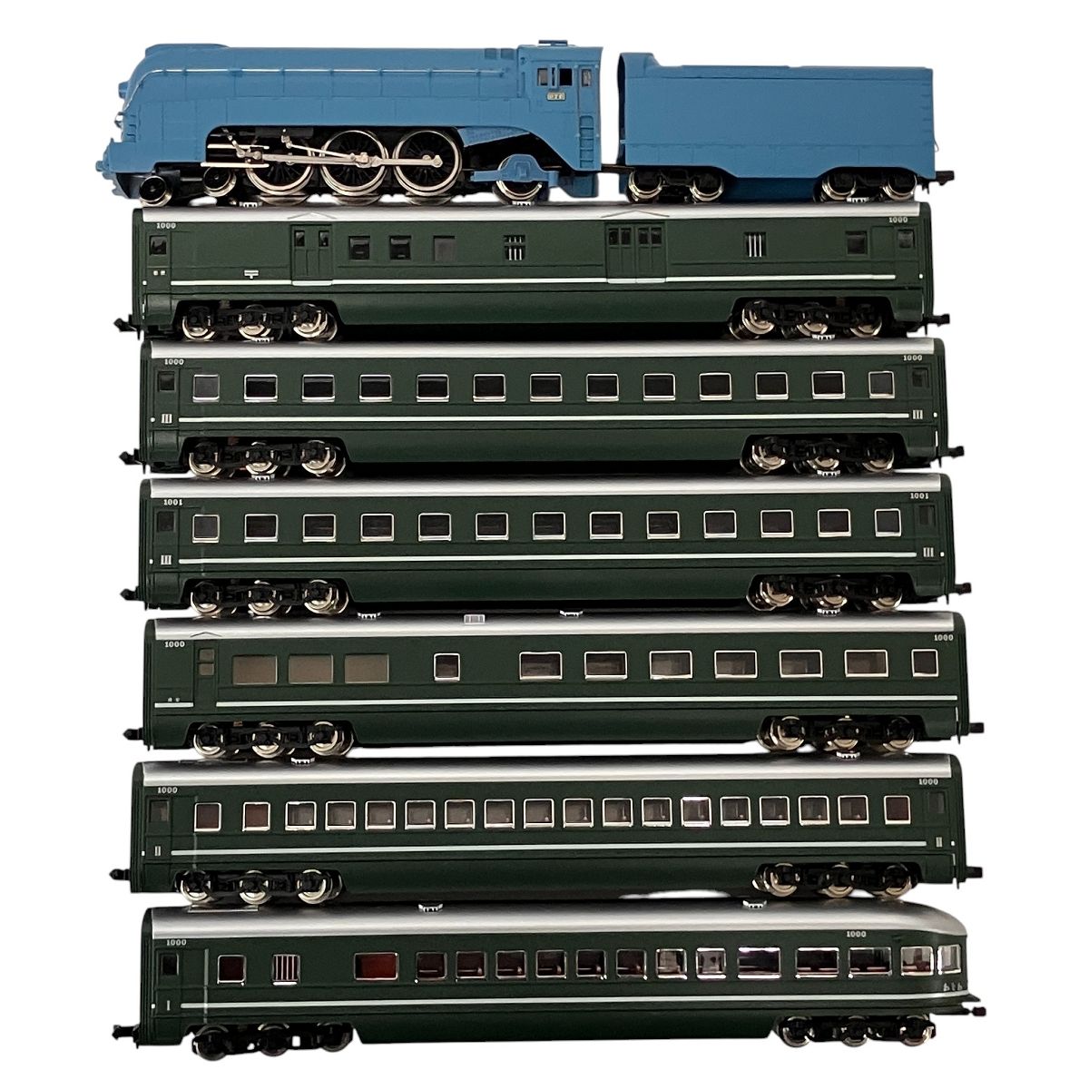  MICRO ACE A 8401 満鉄パシナ979 あじあ号7両セット 鉄道模型 Nゲージ マイクロエース 良好 その他 鉄道玩具