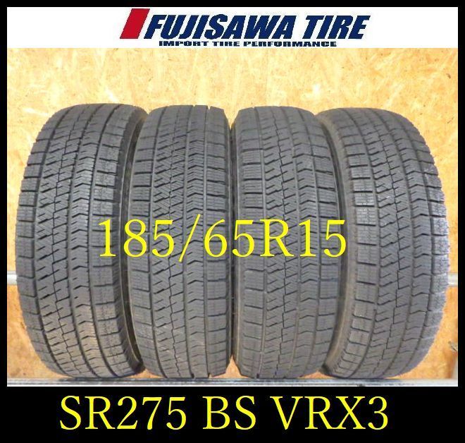 SR 275 製造 約8 5部山 BS BLIZZAK VRX 2 185 65 R 15 4本