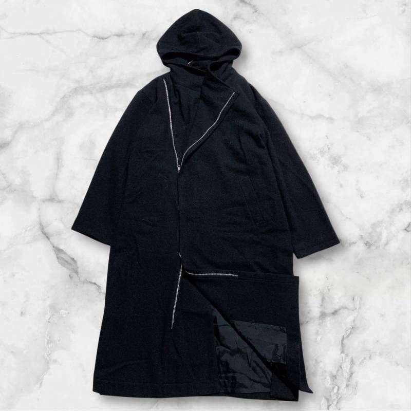 Ground Y グラウンドワイ ダブルライダース フーデットパーカー コート