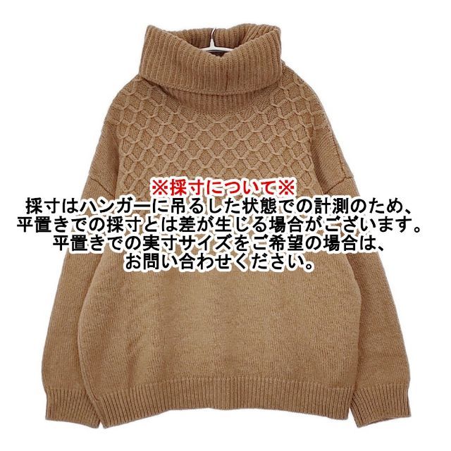 Graphpaper モンゴリアンベイビーキャメルタートルネックニット GPWR16 
