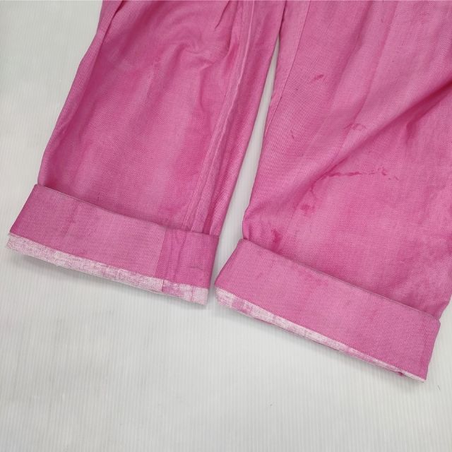  MANAMI SAKURAI マナミ サクライ The painting 手染め テーパード 定価27000円 コットン イージー パンツ ピンク レディース 5 1126 M∞ その他 パンツ