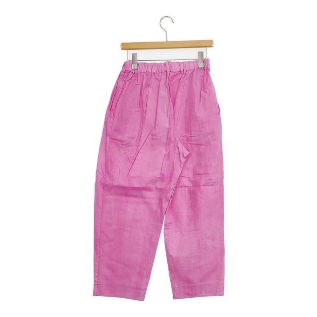 MANAMI SAKURAI マナミ サクライ The painting 手染め テーパード 定価27000円 コットン イージー パンツ ピンク レディース 5 1126 M∞