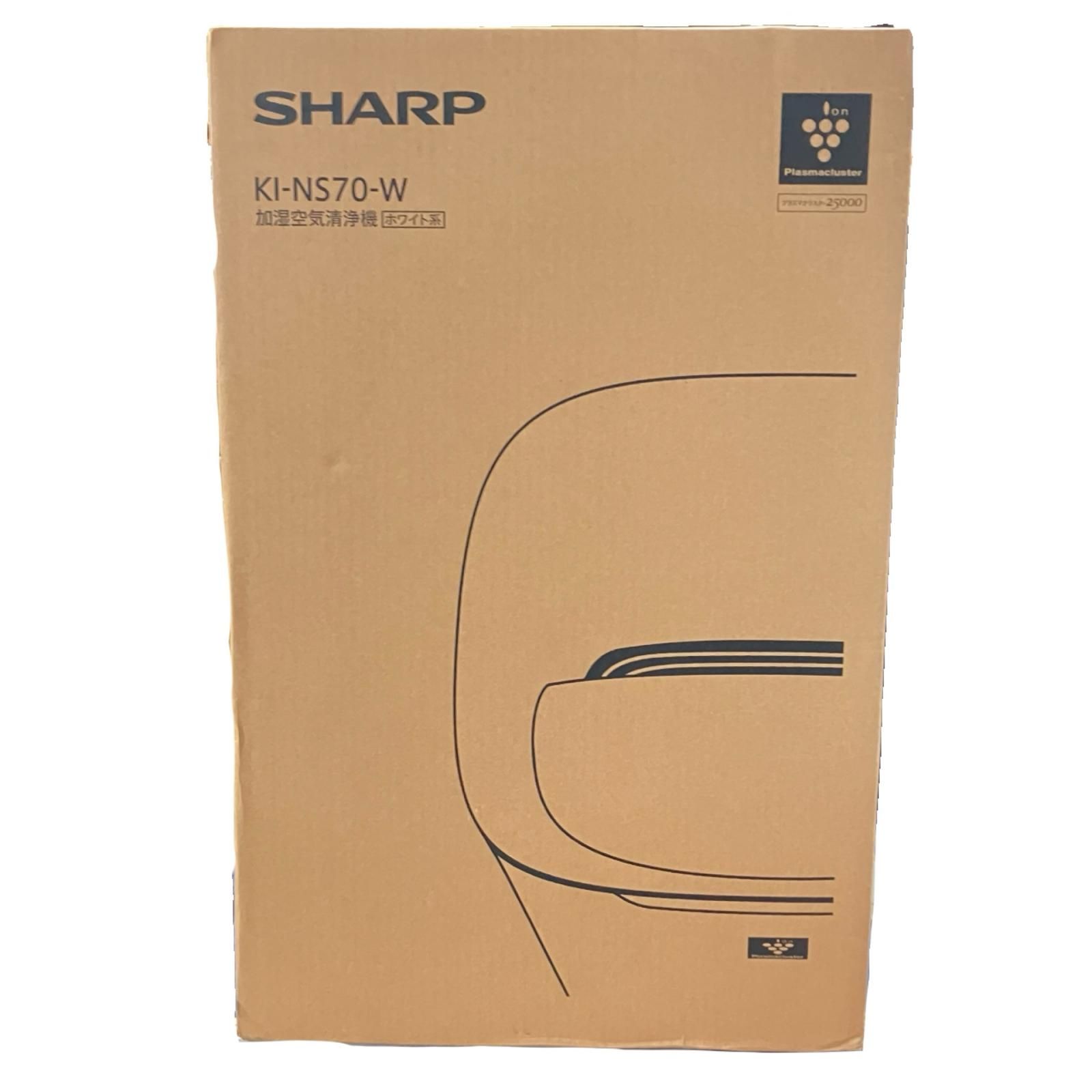 SHARP シャープ 加湿空気清浄機 KI NS 70 W