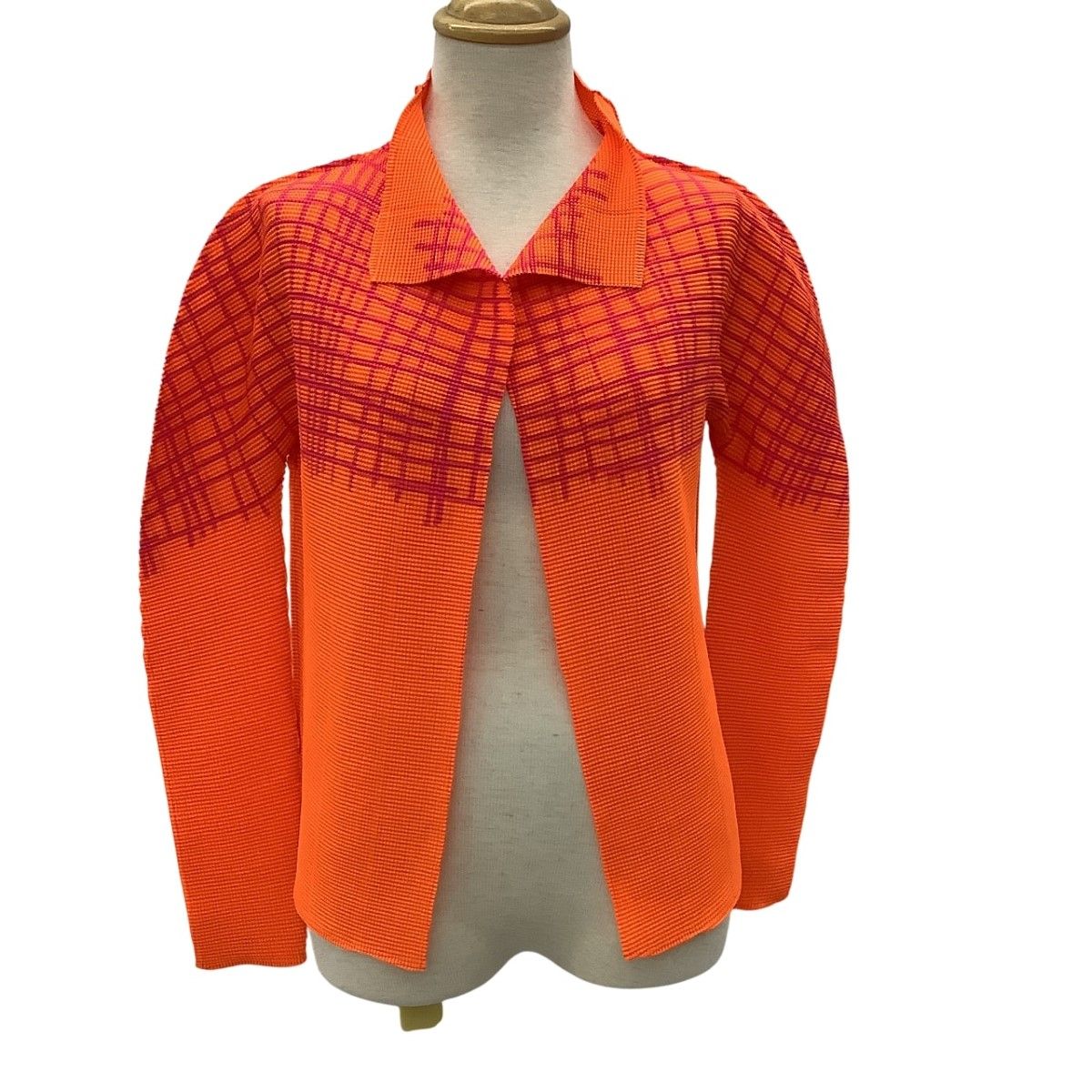 ME ISSEY MIYAKE イッセイミヤケ ミー カーディガン ワッフルプリーツ  